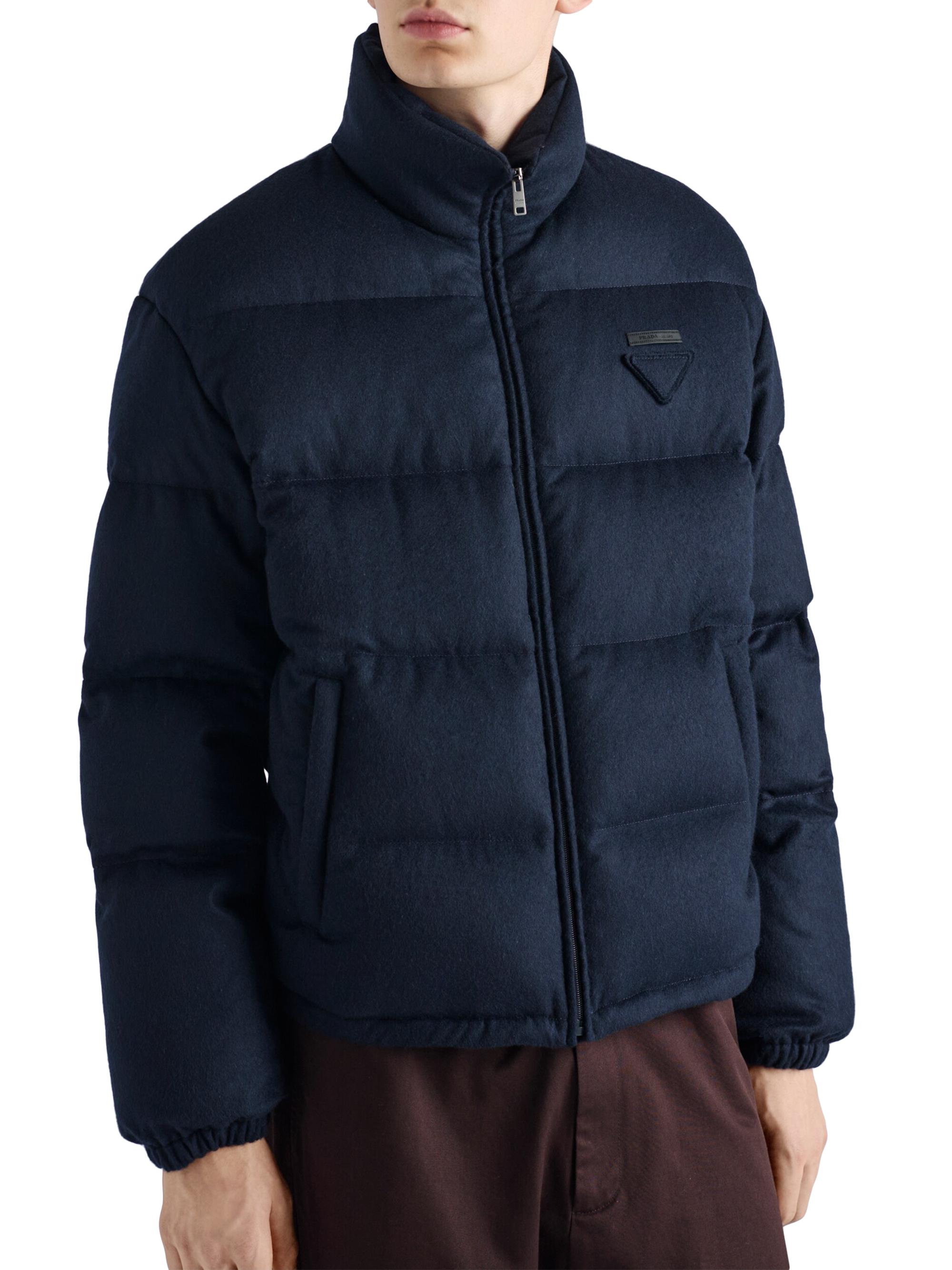 Prada Medium-Weight Cashmere Down Jacket | Saks Fifth Avenue