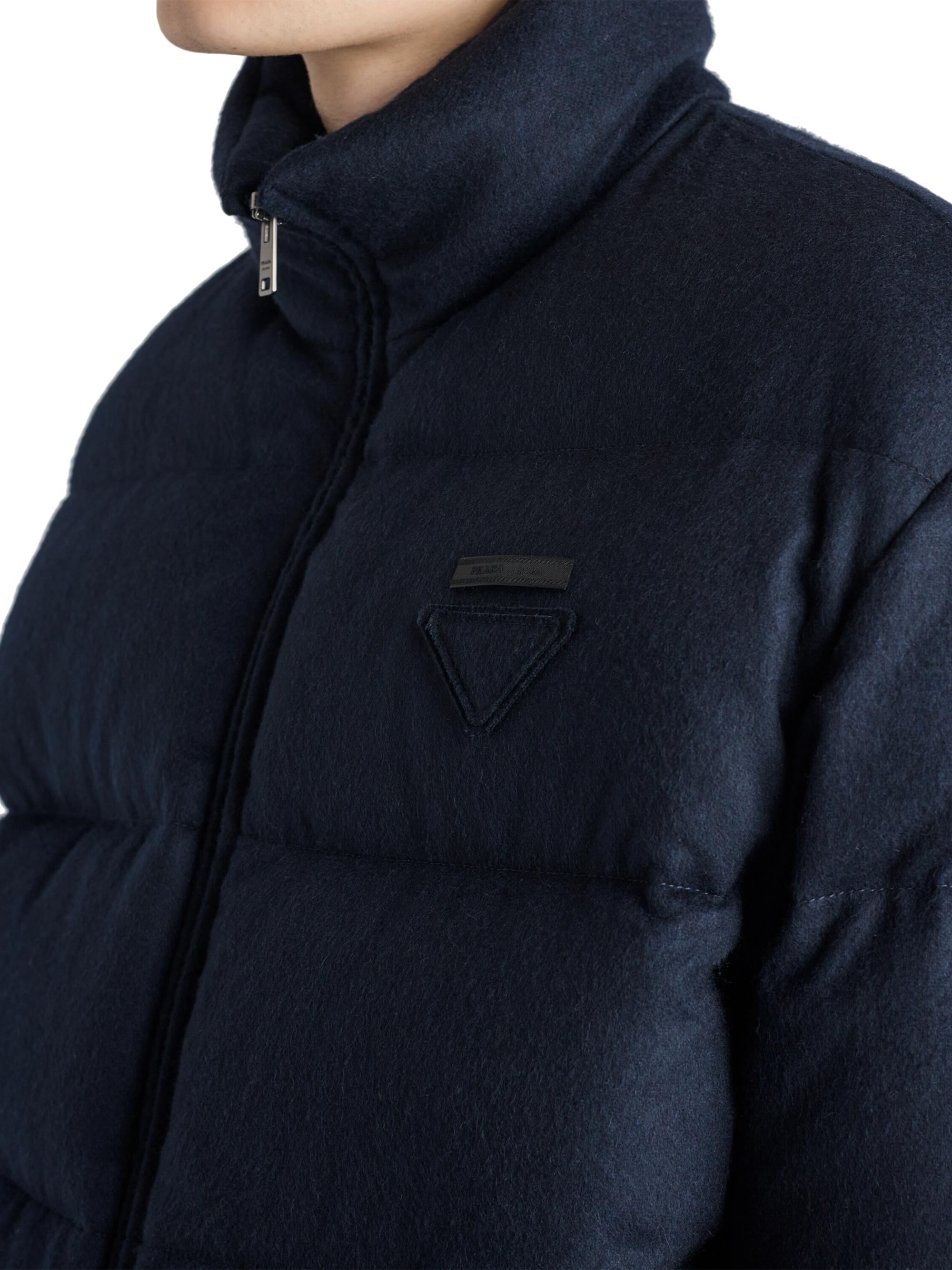 Prada Medium-Weight Cashmere Down Jacket | Saks Fifth Avenue