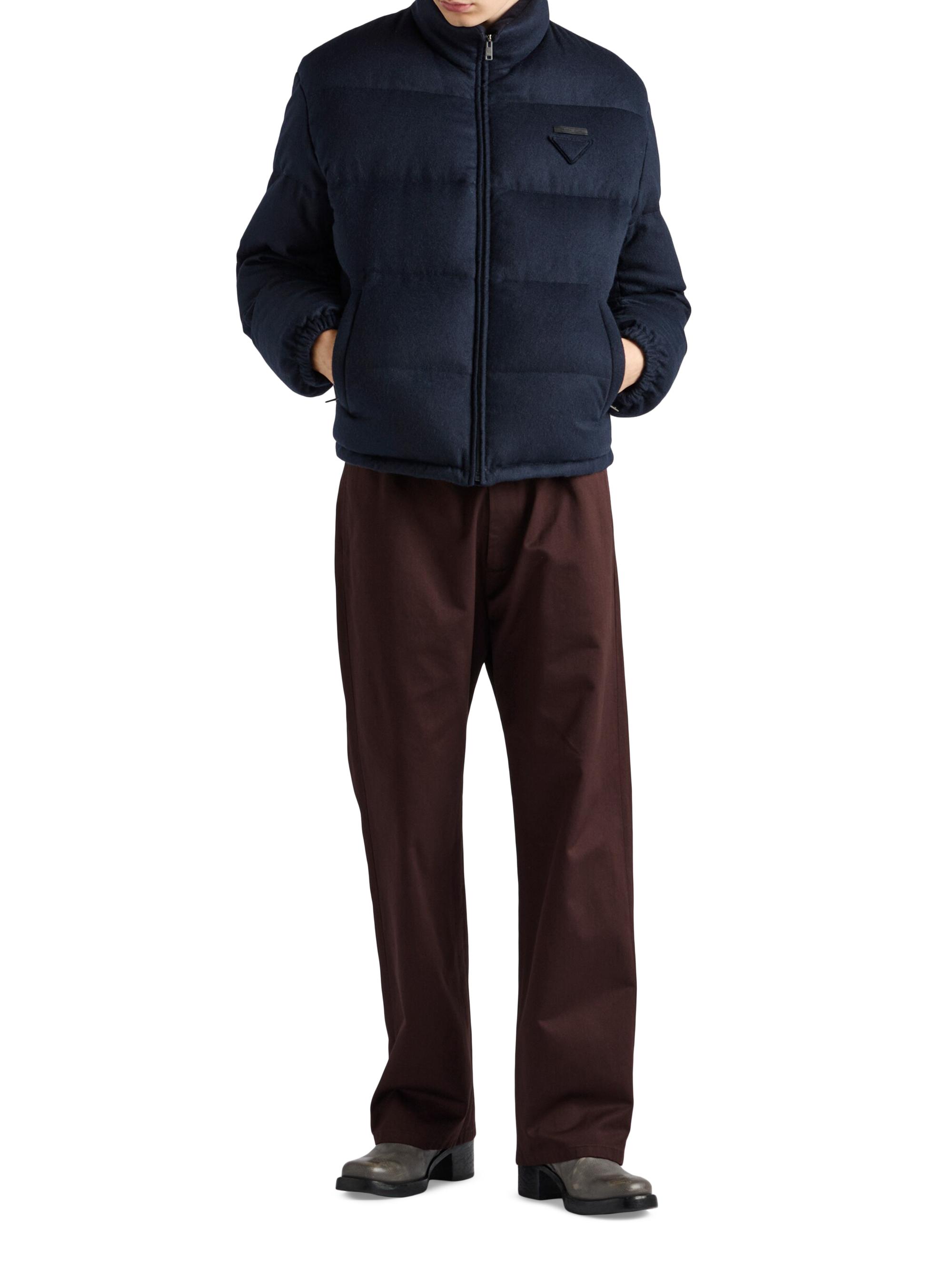 Prada Medium-Weight Cashmere Down Jacket | Saks Fifth Avenue