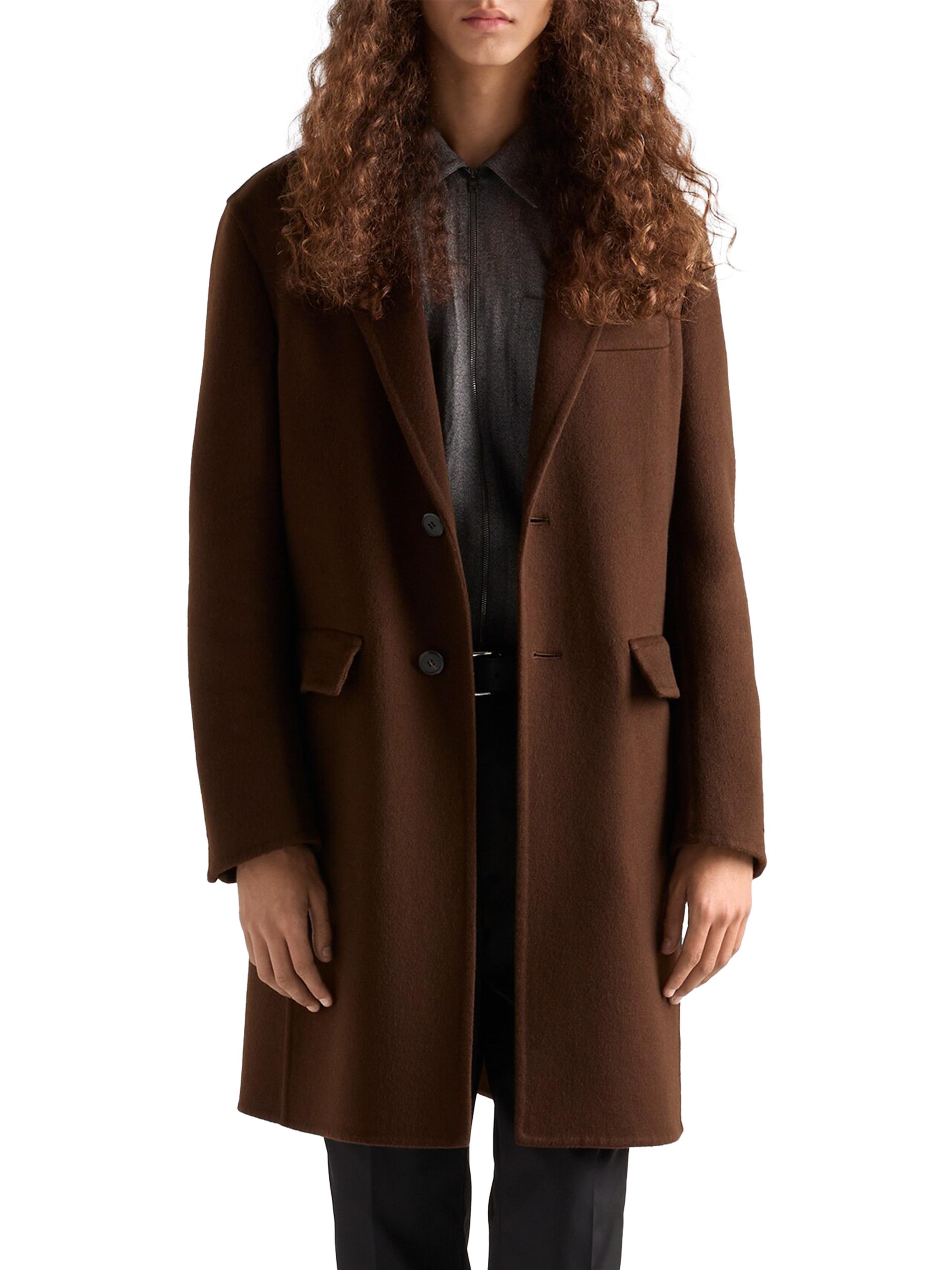Prada Single-Breasted Cashmere Coat | Saks Fifth Avenue