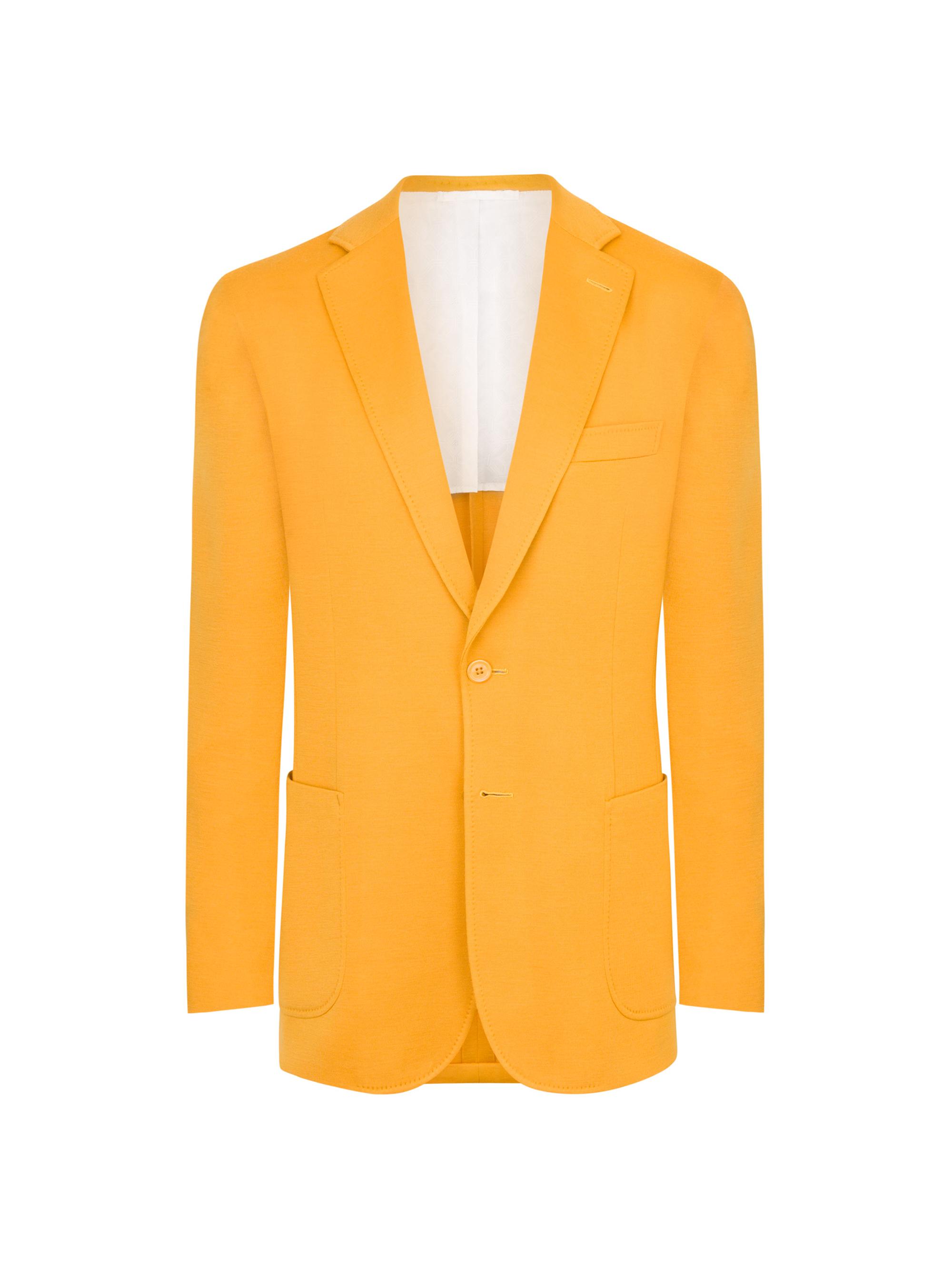 Stefano Ricci Men's Daywear Cashmere 2 Button Knit Blazer - Ocre