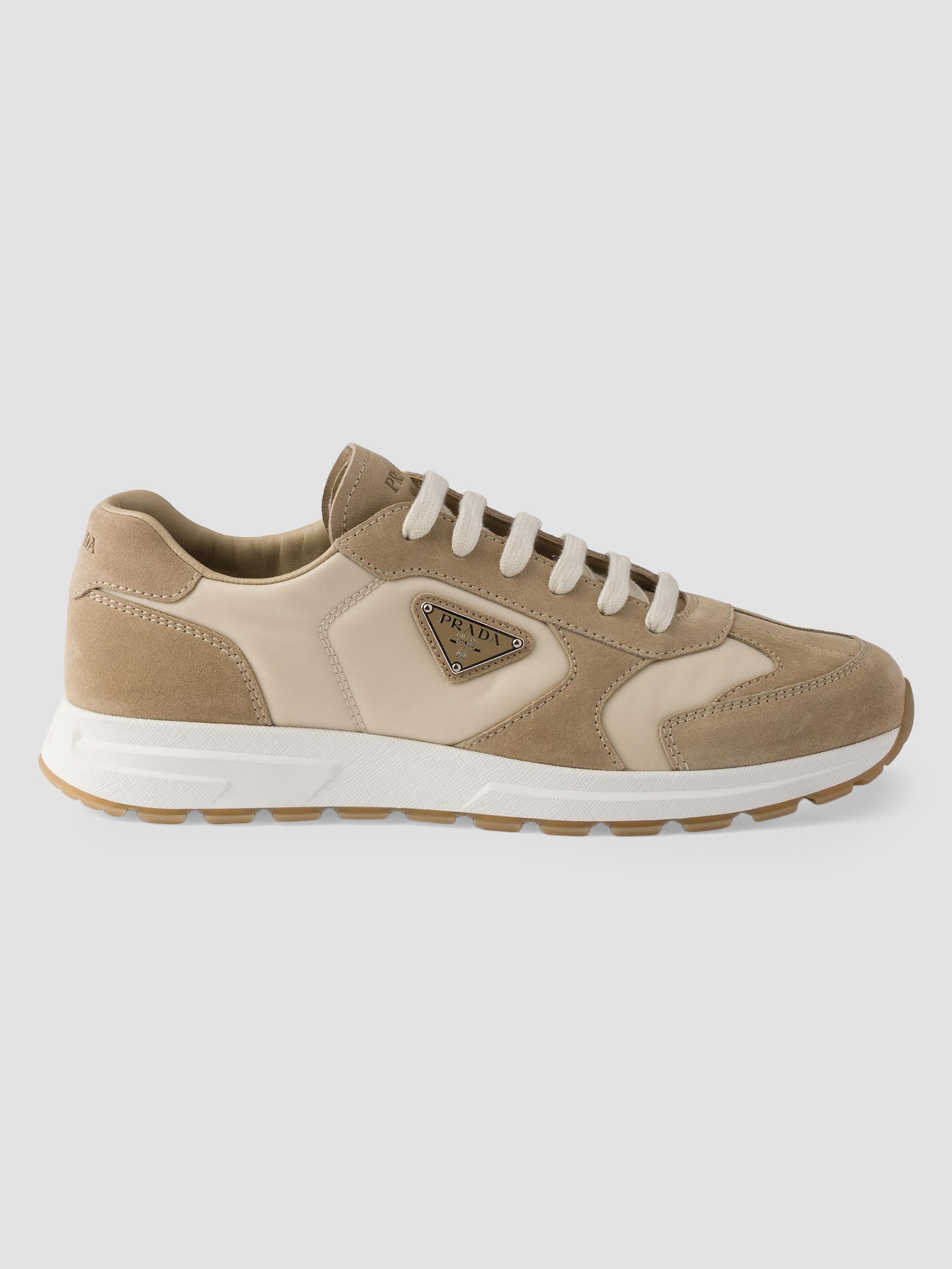 Prada Logo Suede Low-Top Sneakers | Saks Fifth Avenue