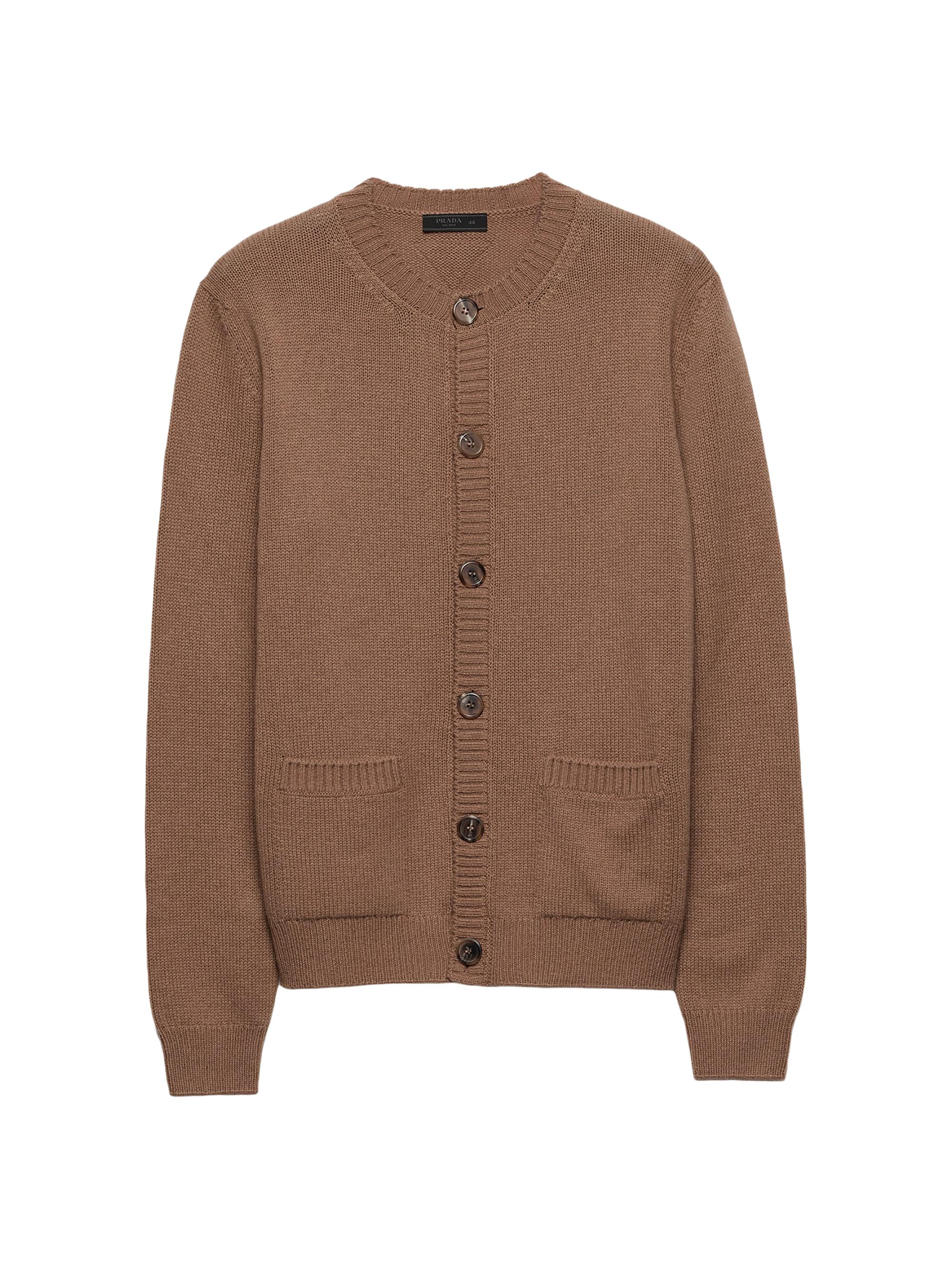 Prada Men's Cashmere Cardigan - Brown