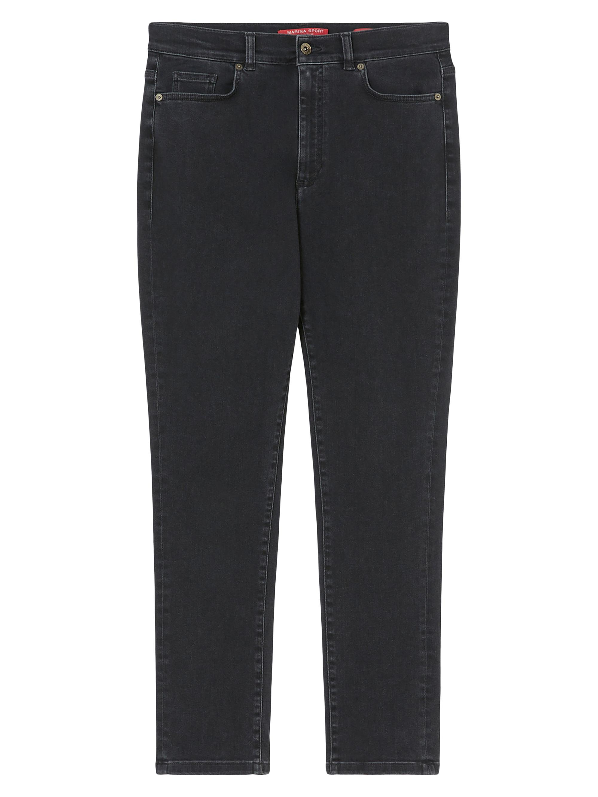 Marina Rinaldi Women's Lyocell Denim Slim Jeans - Dark Black