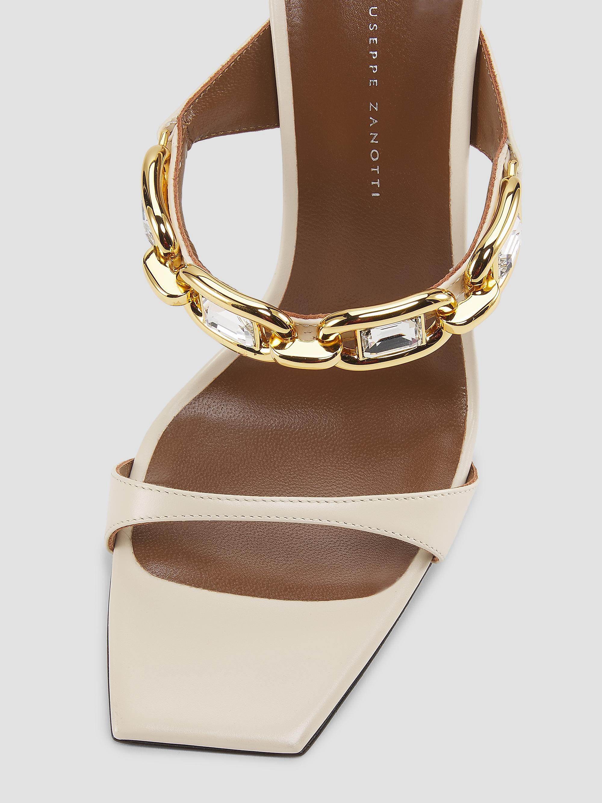 Giuseppe Zanotti Muse Insomnia 105MM Swarovski-Crystal Leather
