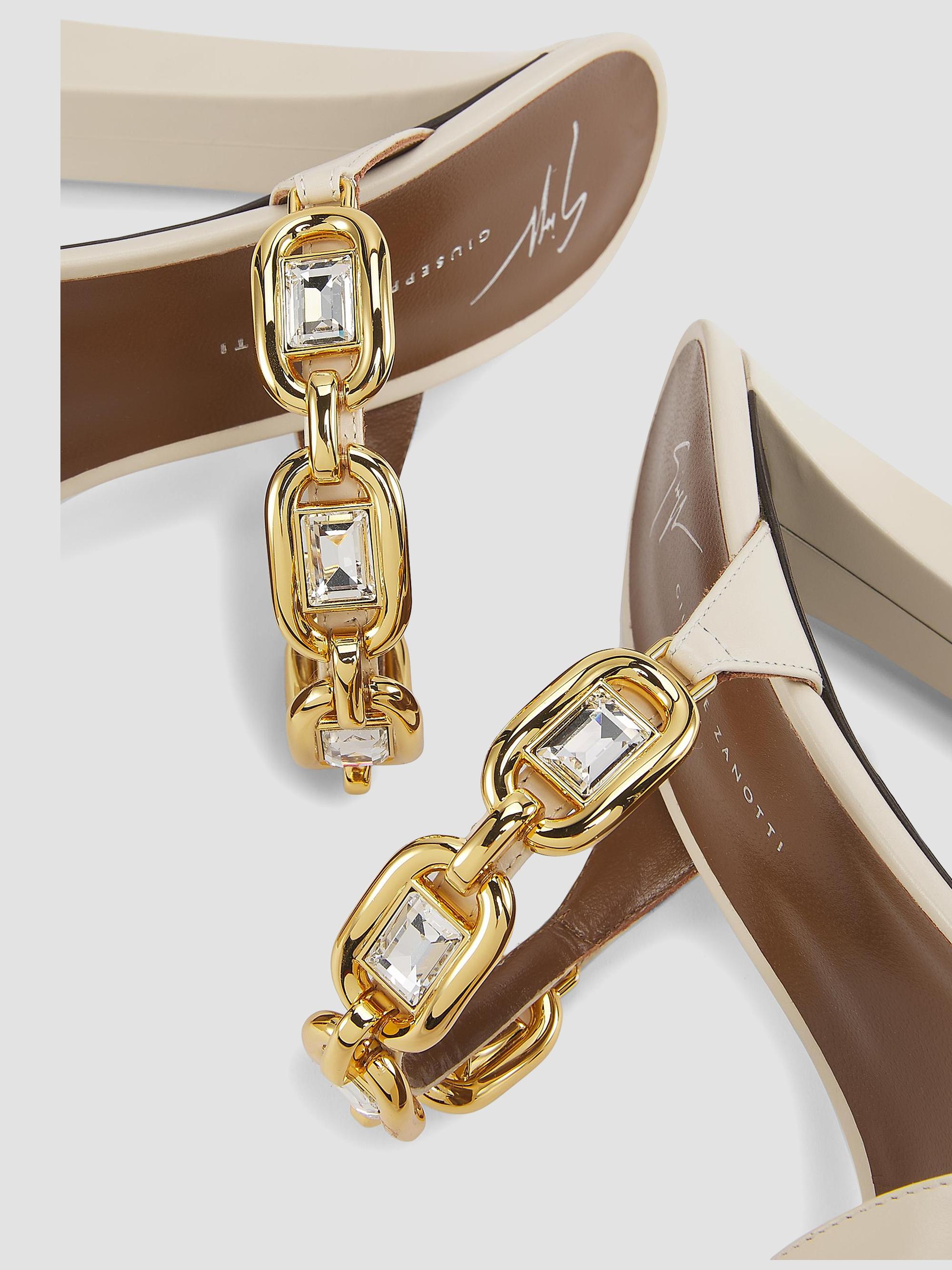 Giuseppe Zanotti Muse Insomnia 105MM Swarovski-Crystal Leather