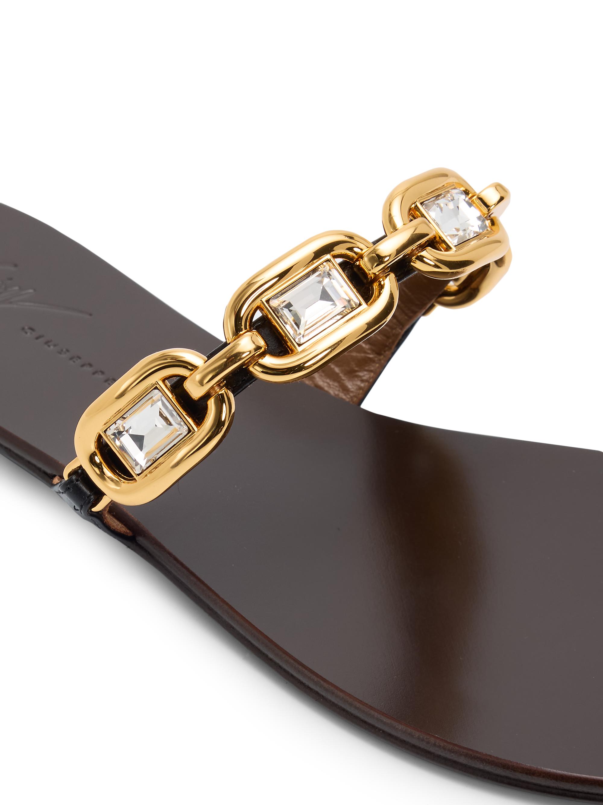 Giuseppe Zanotti Jewel Crystal-Embellished Flat Sandals | Saks