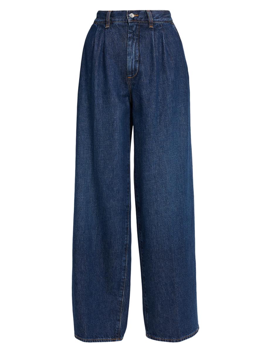 FRAME The Pleated Trouser Jeans | Saks Fifth Avenue