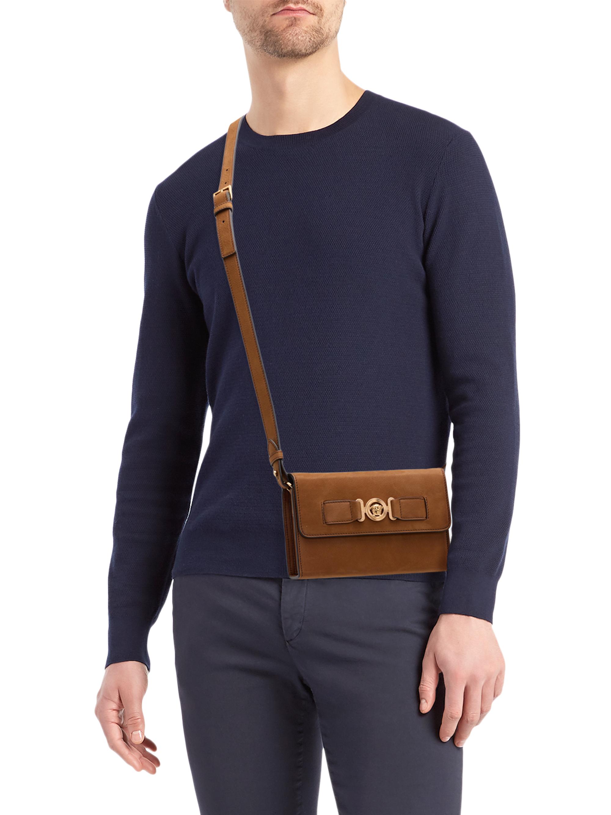 Medusa Leather Clutch