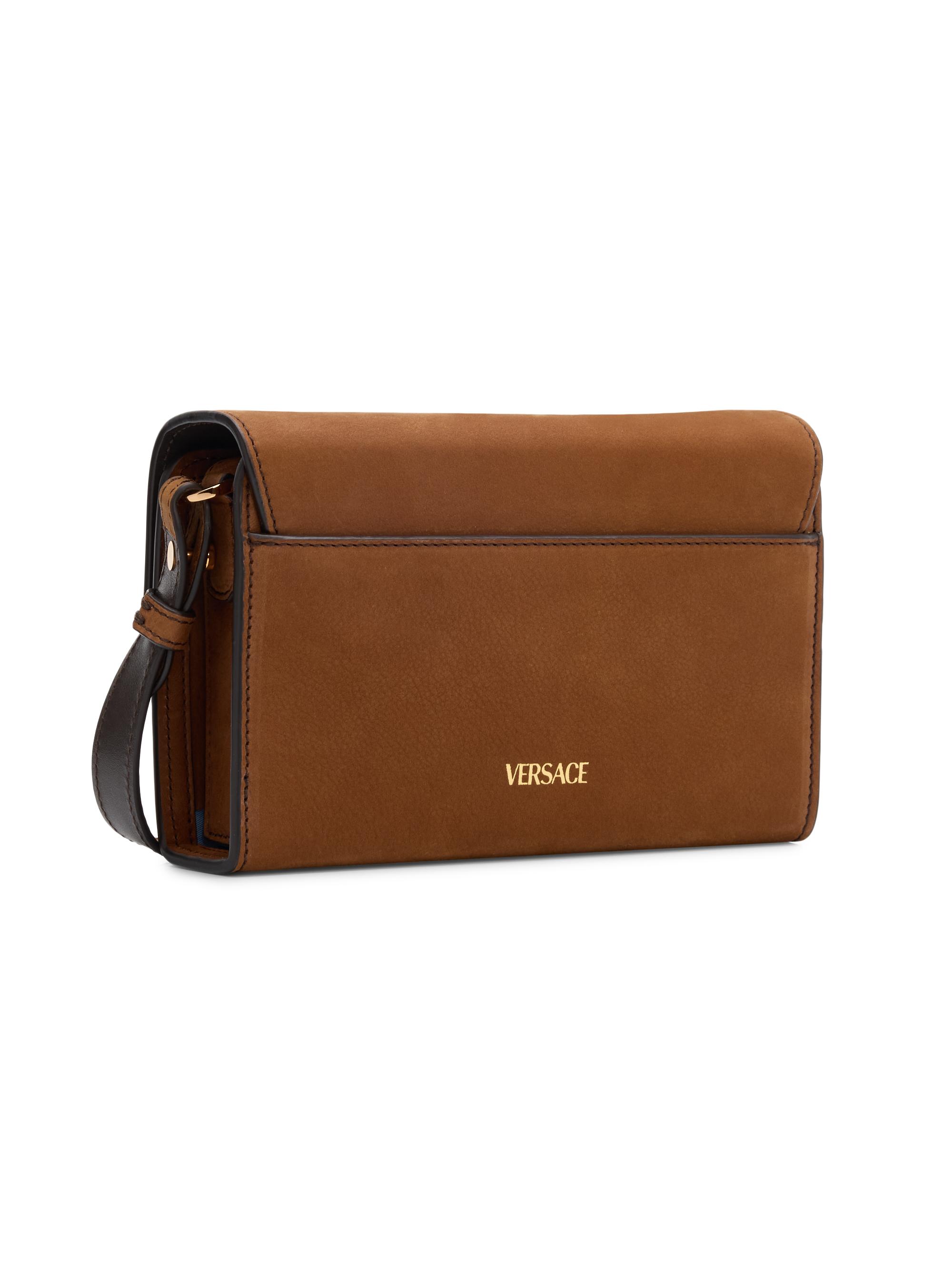 Medusa Leather Clutch