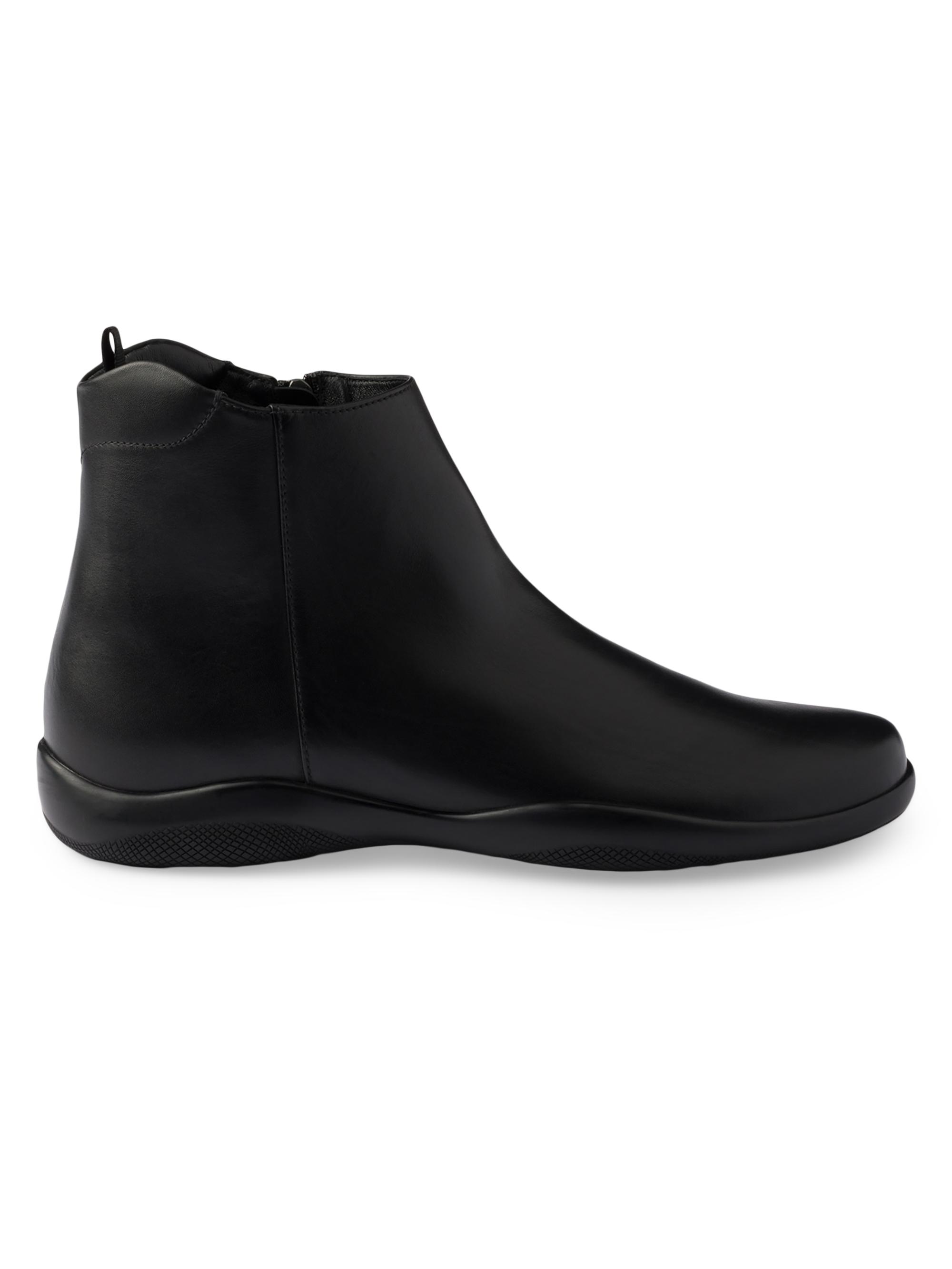 Prada Toblach Leather Ankle Boots | Saks Fifth Avenue