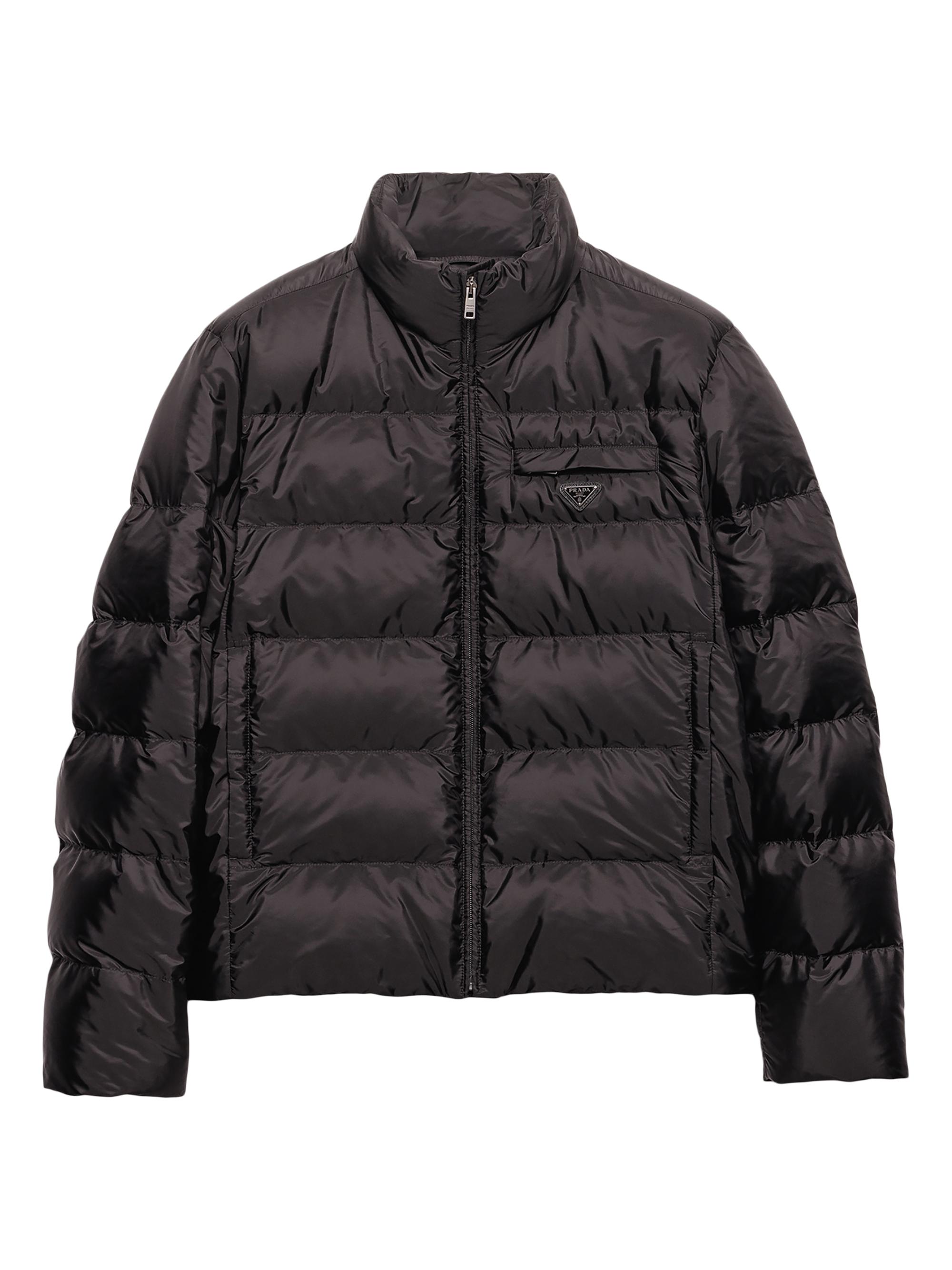 PRADA RE-NYLON クロップジャケット 42 ブラック Black Re-Nylon cropped jacket | PRADA