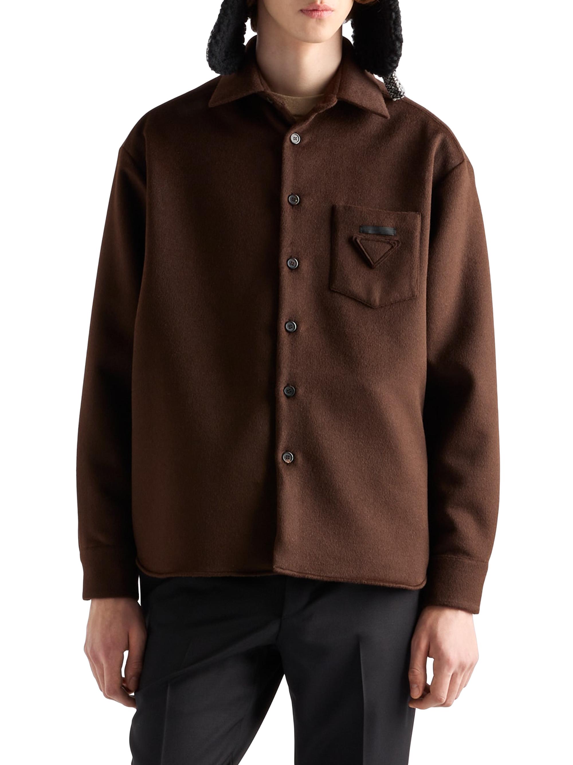 Prada Wool and Cashmere Shirt | Saks Fifth Avenue