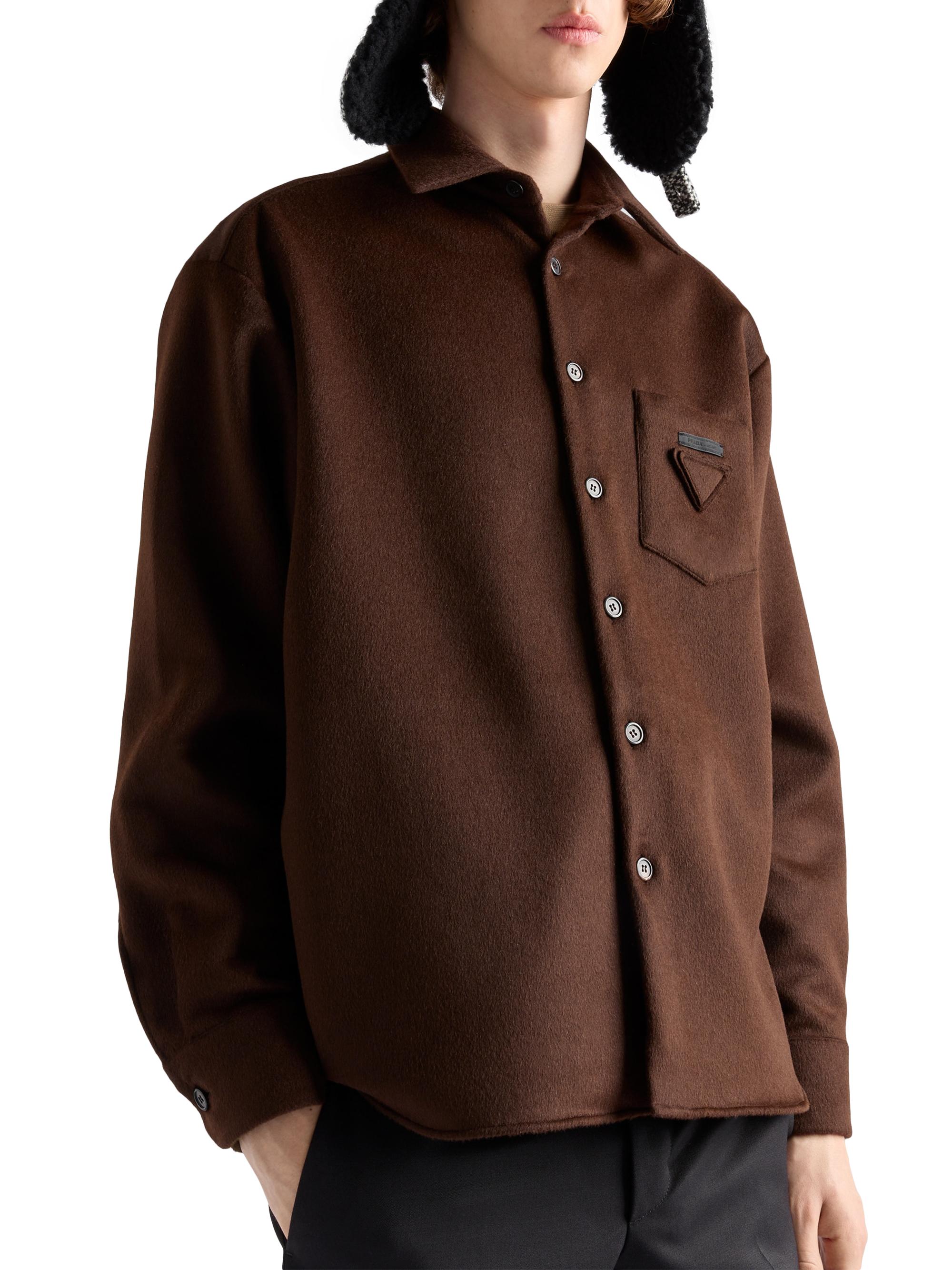 Prada Wool and Cashmere Shirt | Saks Fifth Avenue