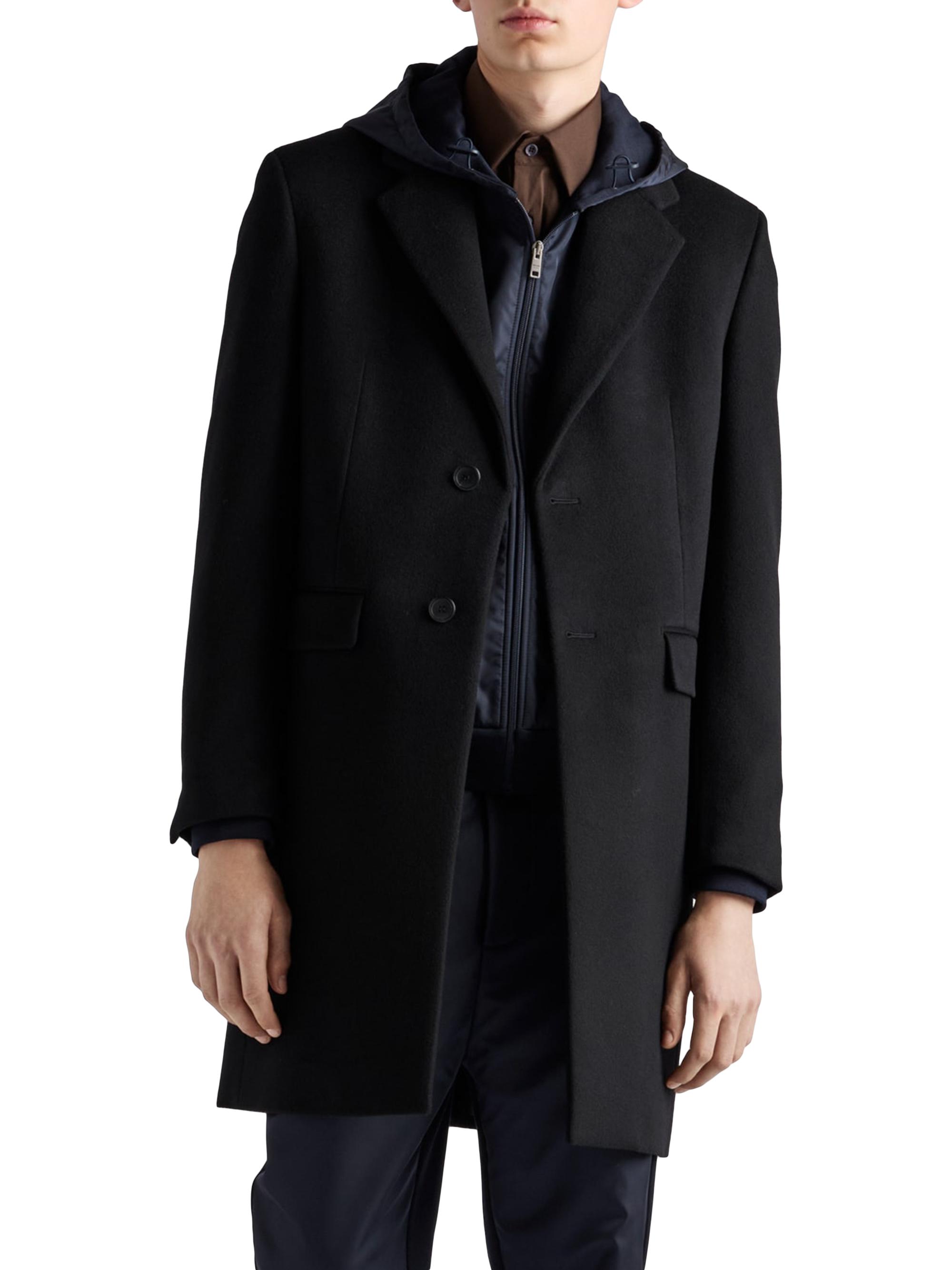Prada Technical Cotton and Re-Nylon Hoodie | Saks Fifth Avenue