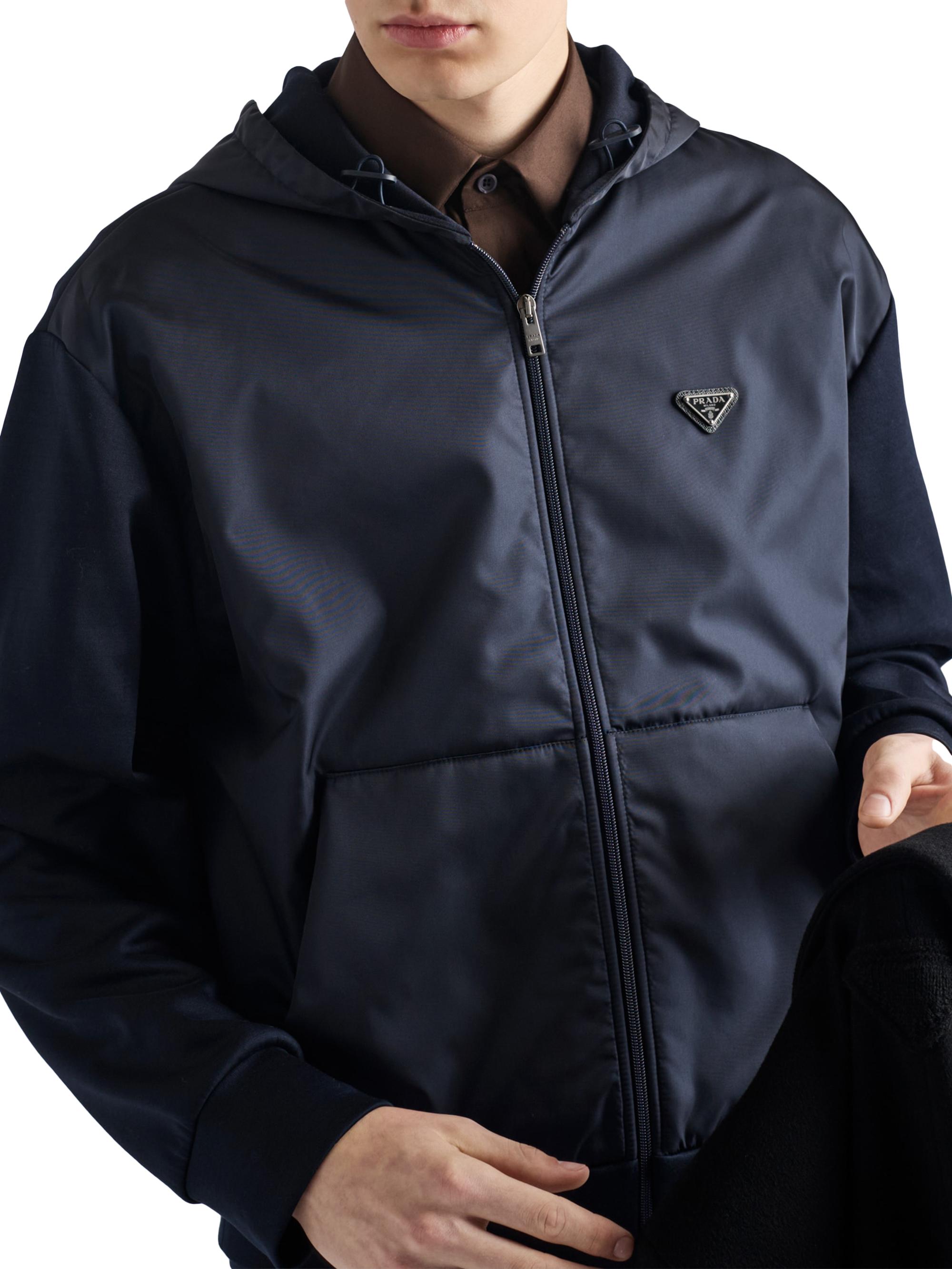 ジャケット・アウター PRADA SPORT / Nylon Hooded Tech Jacket Prada Technical Cotton and Re-Nylon Hoodie | Saks Fifth Avenue