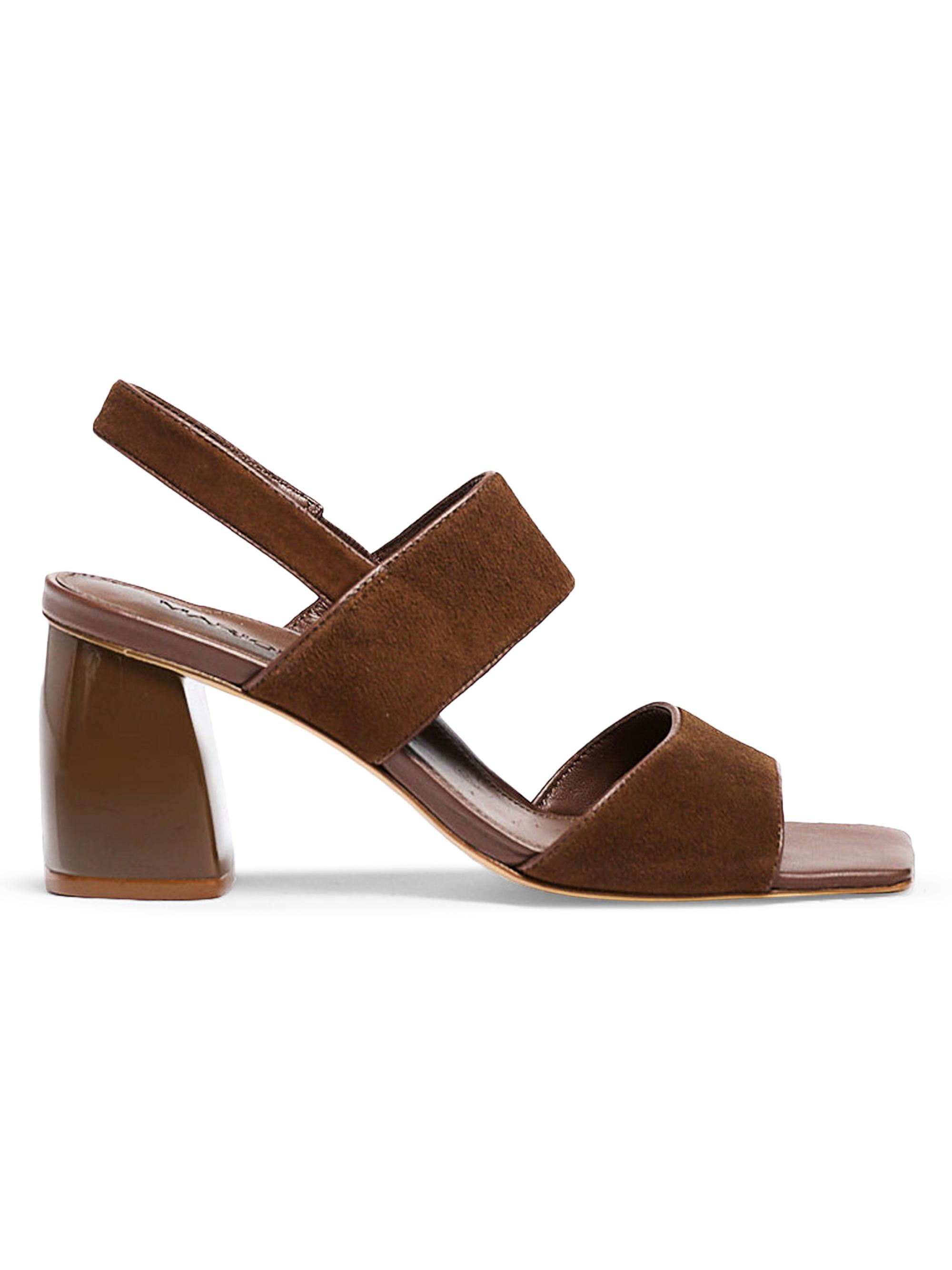 Marion Parke Women's Elle Suede Sandals - Mocha