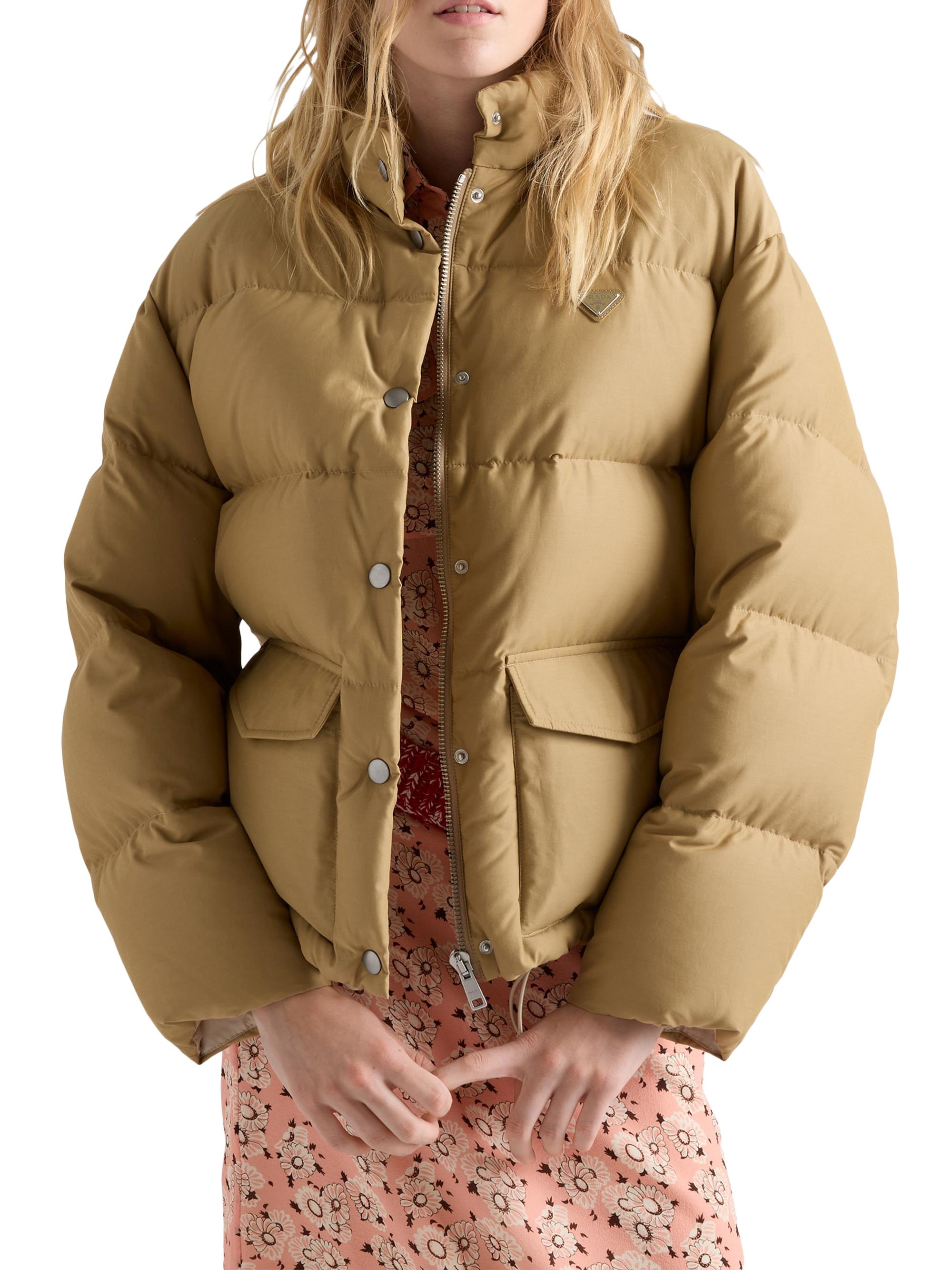 Prada Medium Weight Technical Fabric Down Jacket | Saks Fifth Avenue