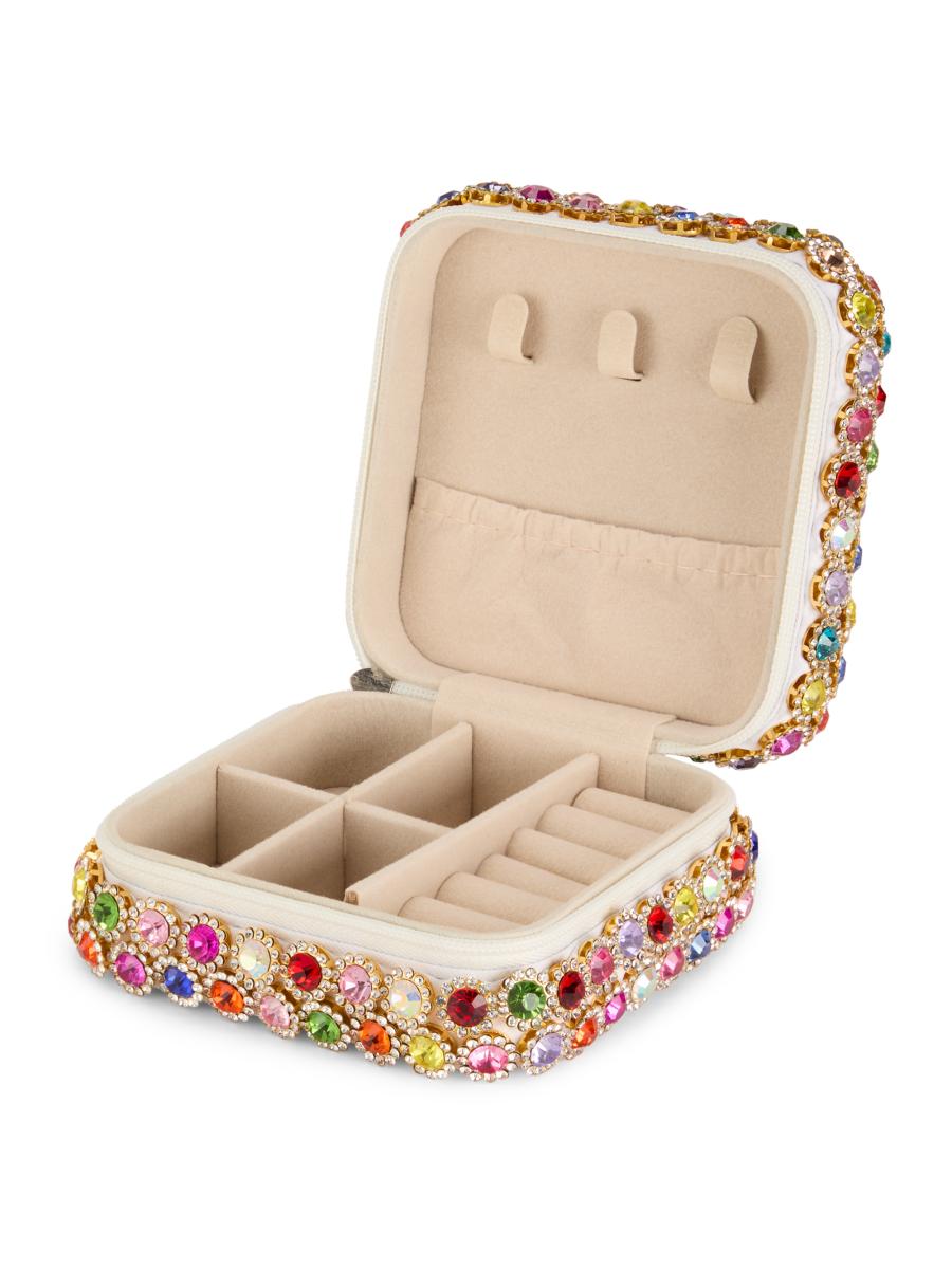Bari Lynn Rainbow Gems Jewelry Box In Neutral