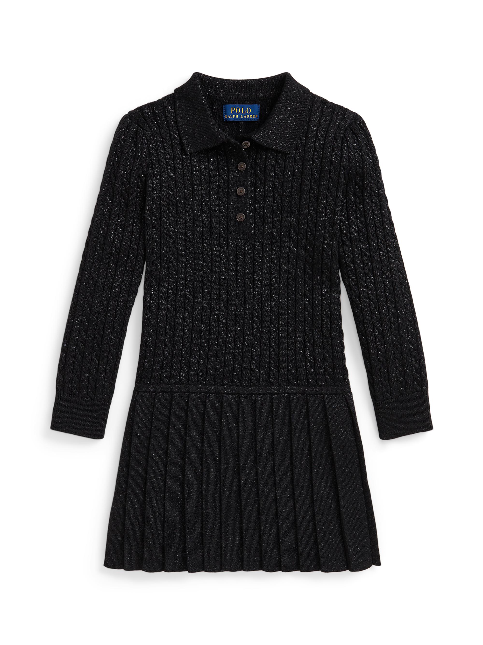 burgundy knit dress mini Round Neck Long Sleeve Mini Sweater Dress – Charming Charlie main image 0