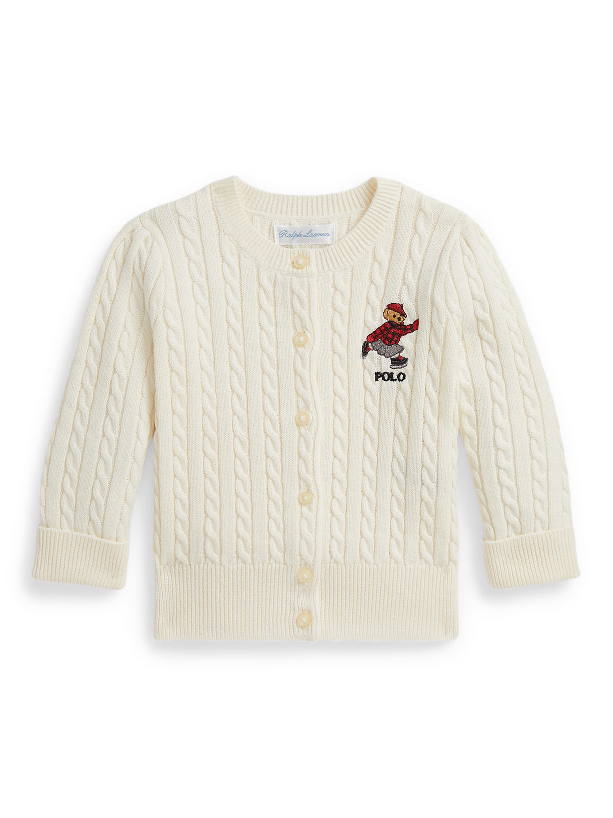 Baby Girl's Cable-Knit Cotton Cardigan