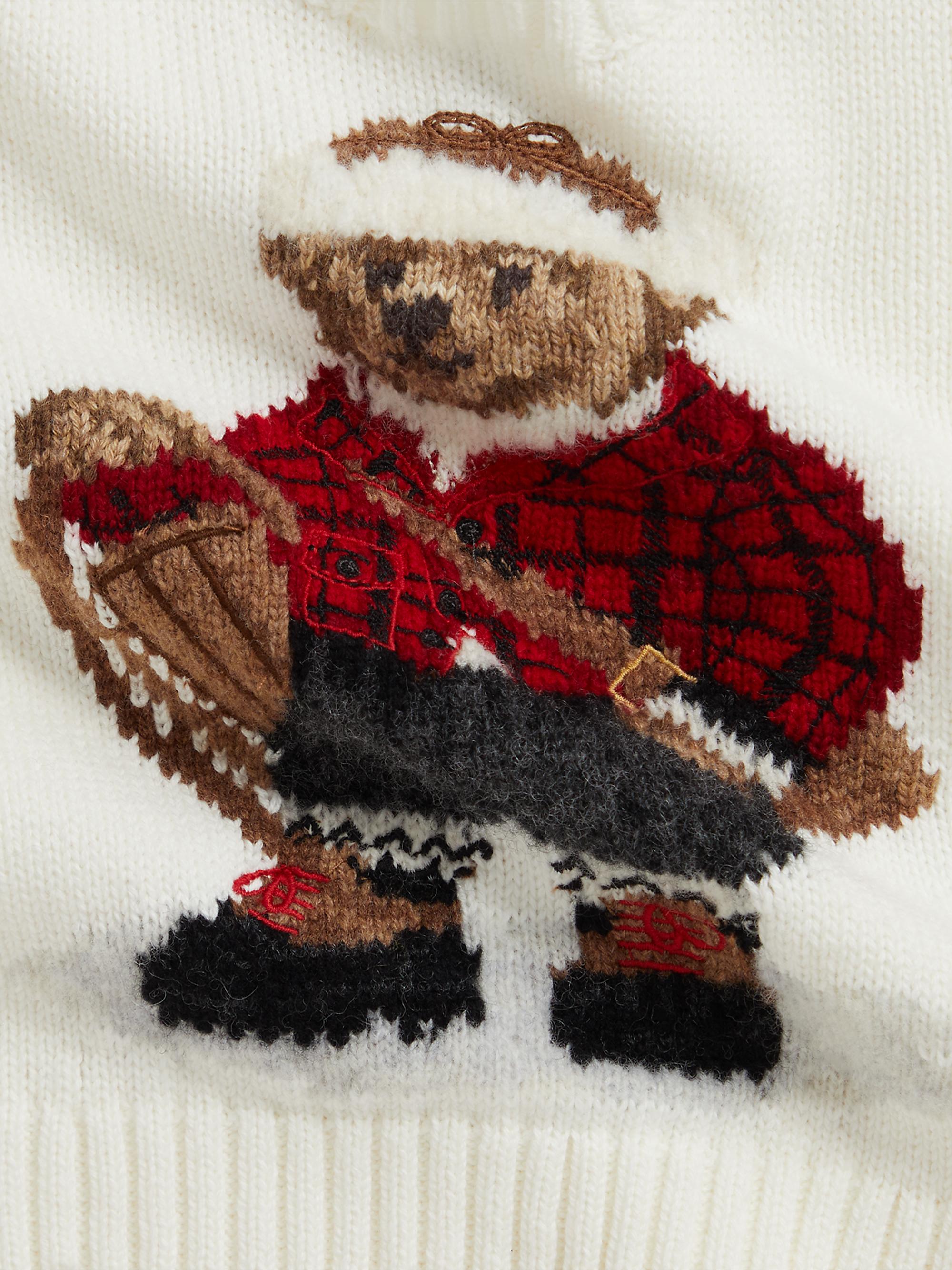 Baby Boy's 2-Piece Polo Bear Sweater & Pants Set