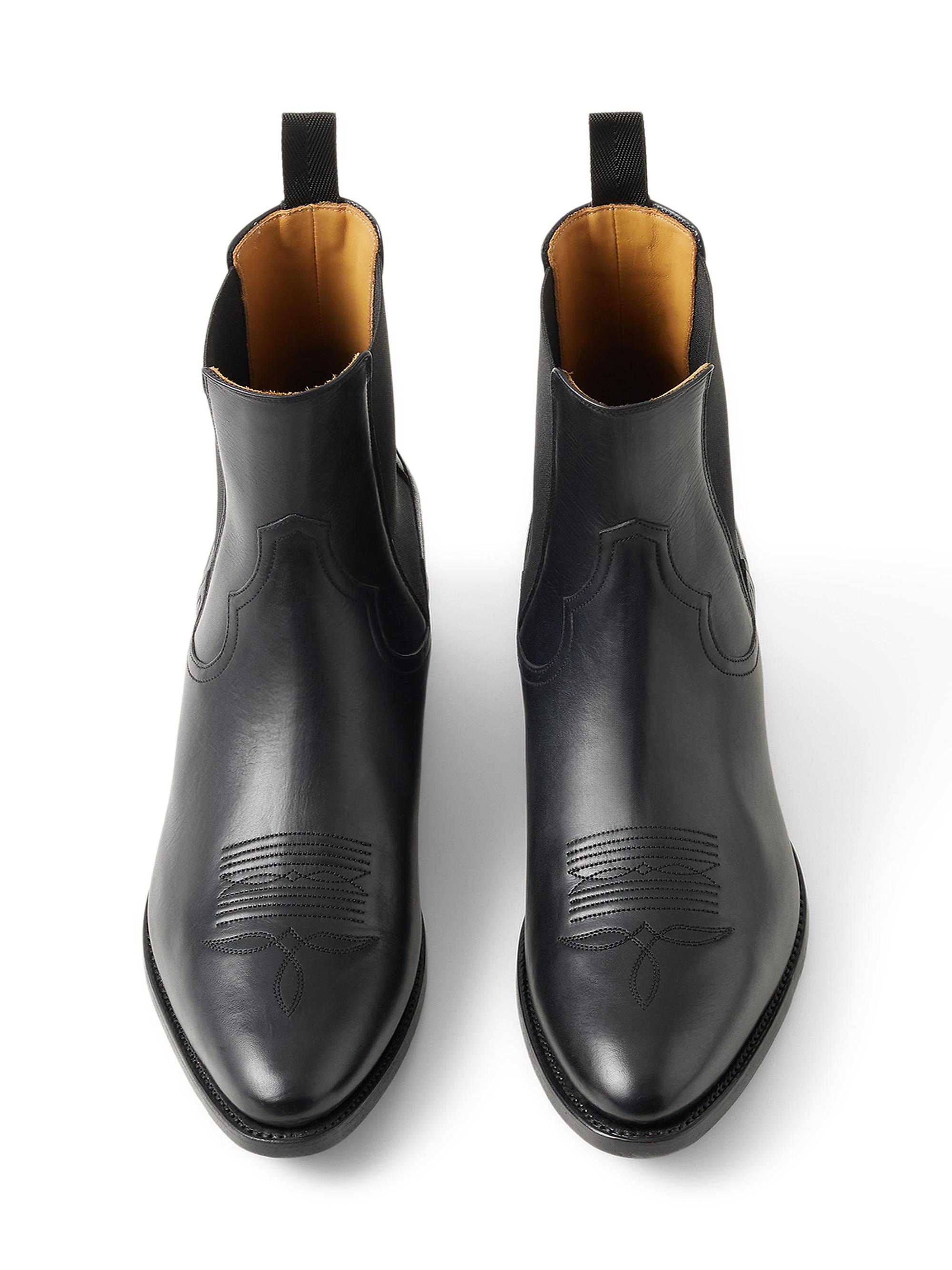 Ralph Lauren Purple Label Chelsea Western Boots | Saks Fifth Avenue