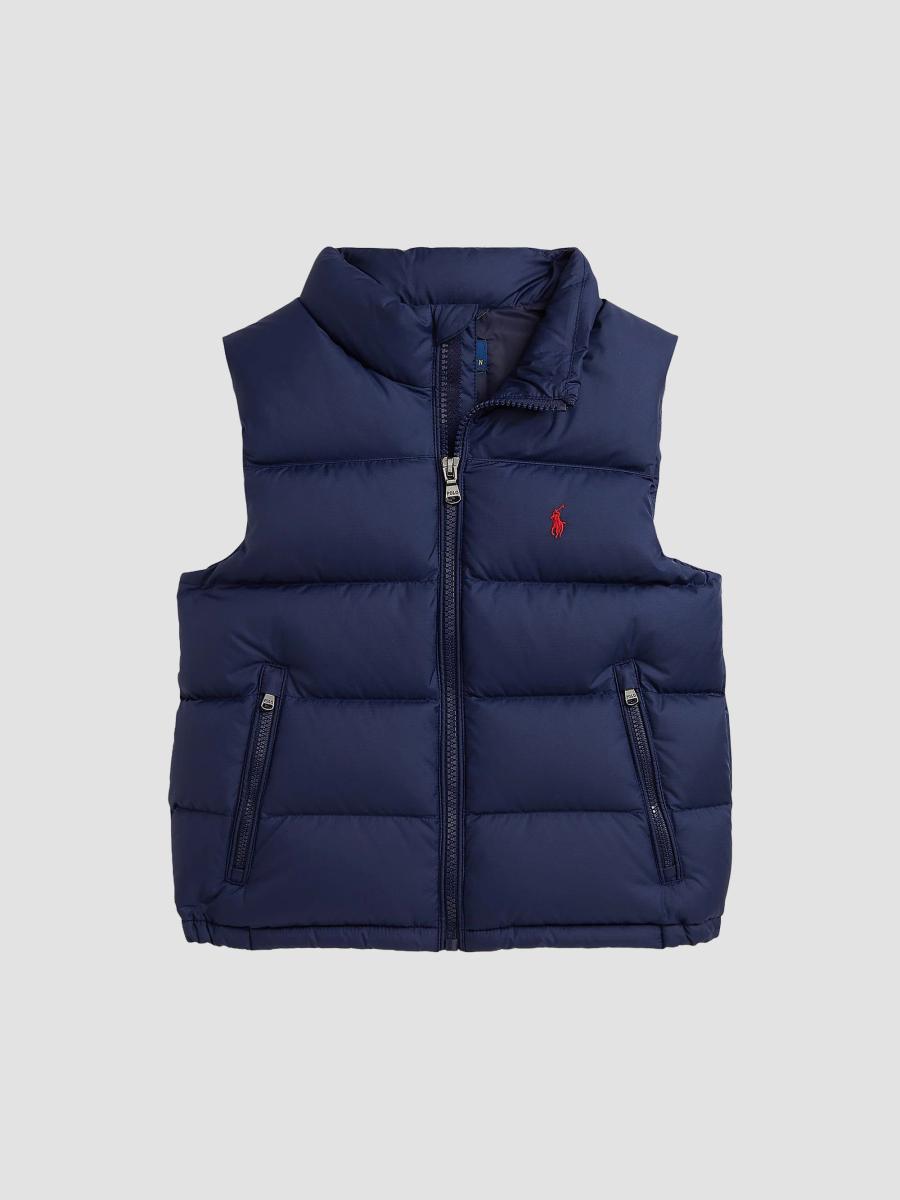 Polo Ralph Lauren Little Boy's & Boy's Quilted Down Vest In Blue
