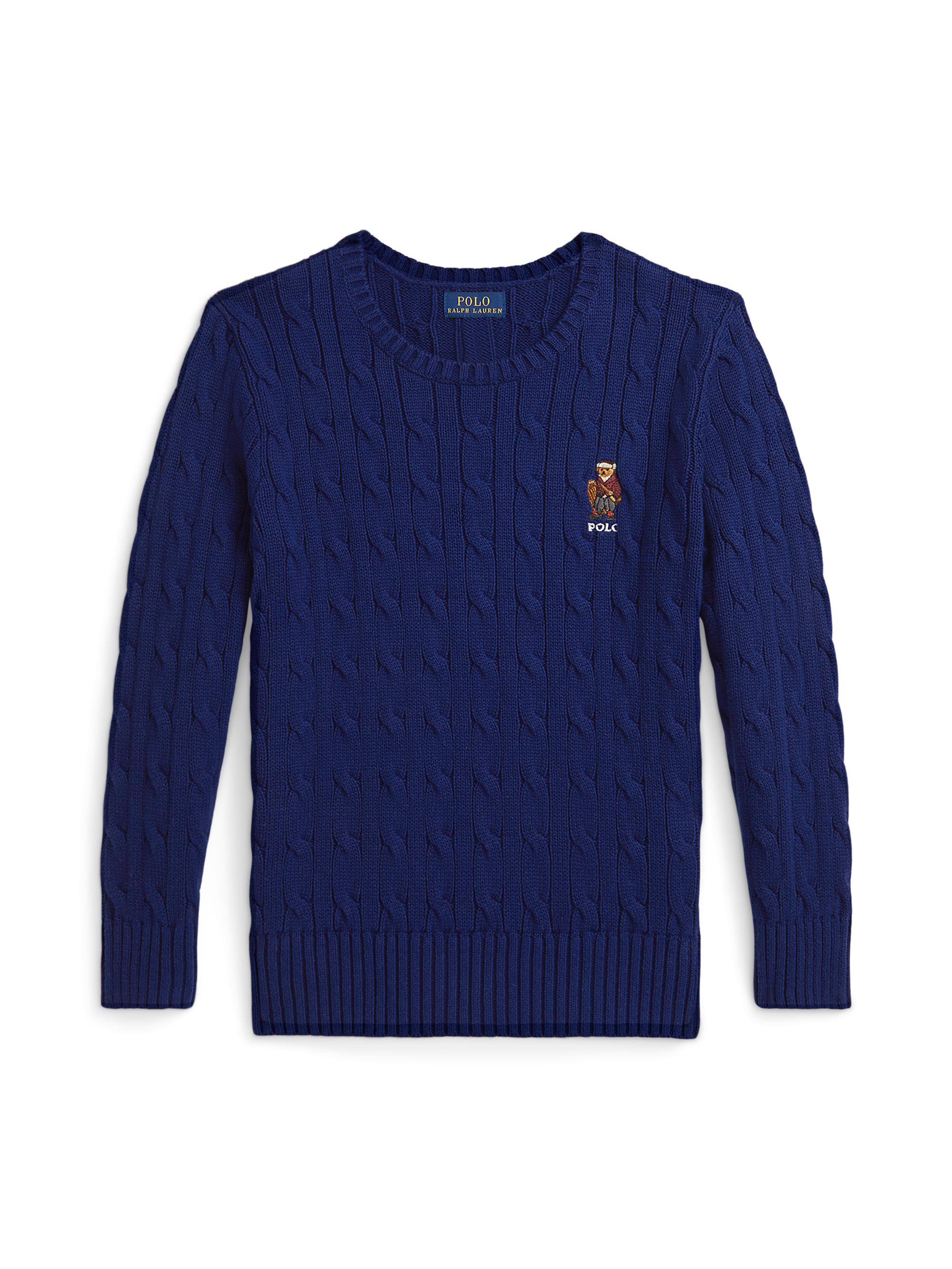 Polo Ralph Lauren Little Boy's & Boy's Cable-Knit Crewneck Sweater