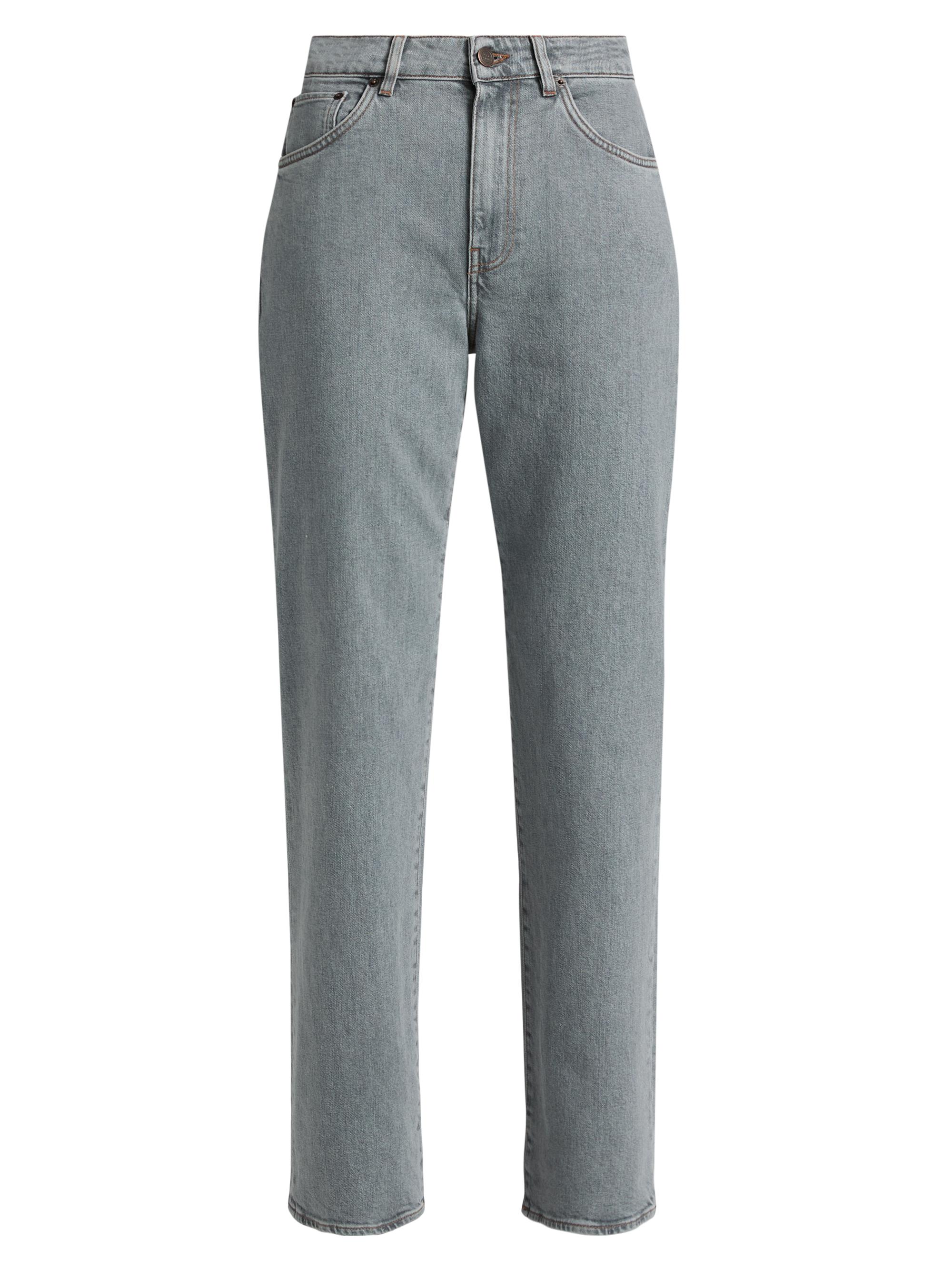 BLK DNM Women's High-Rise Relaxed Jeans - Light Grey Tobacco