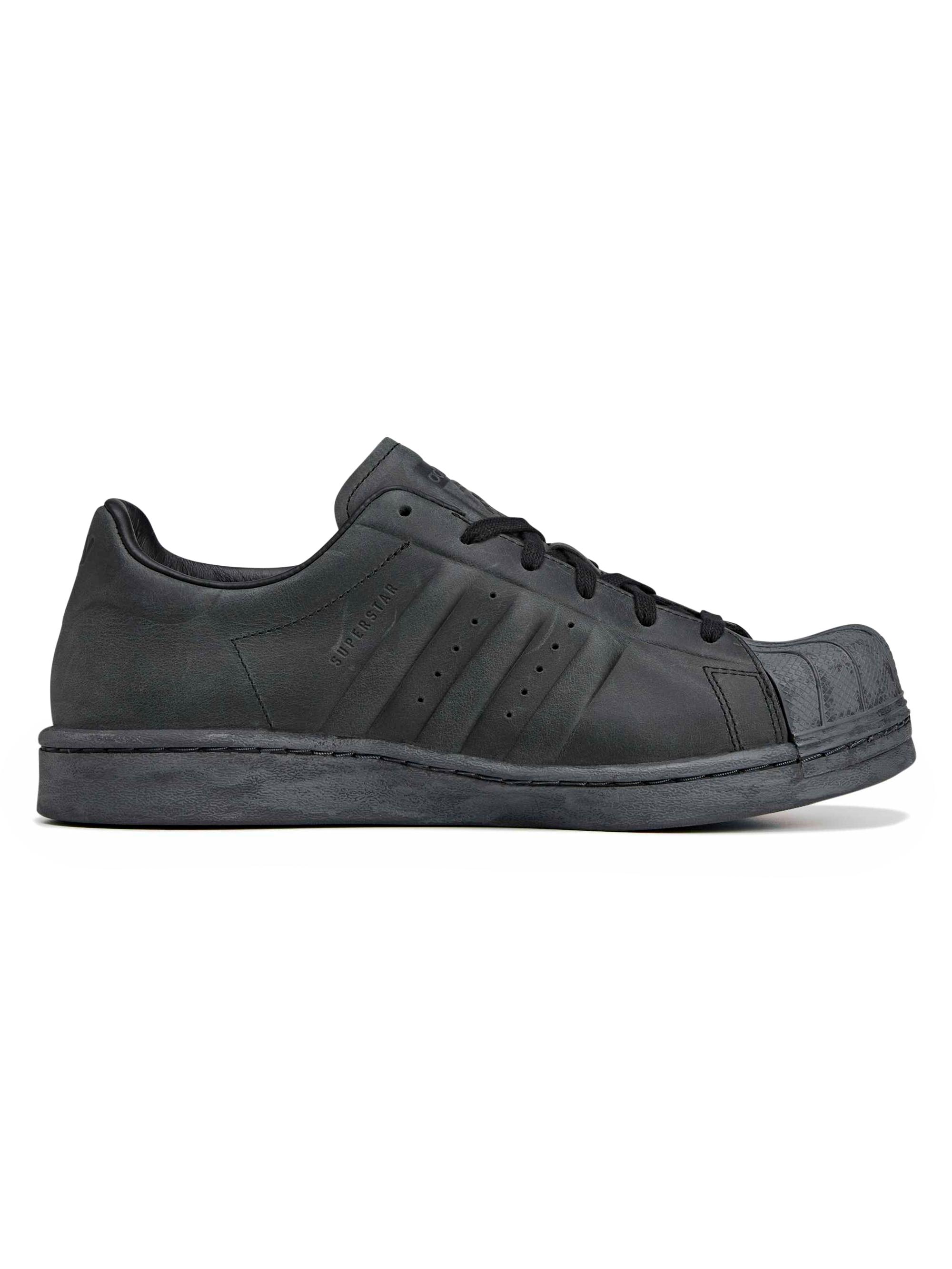 adidas Men's  x Avavav Superstar Vacuum Leather Low-Top Sneakers - Core Black
