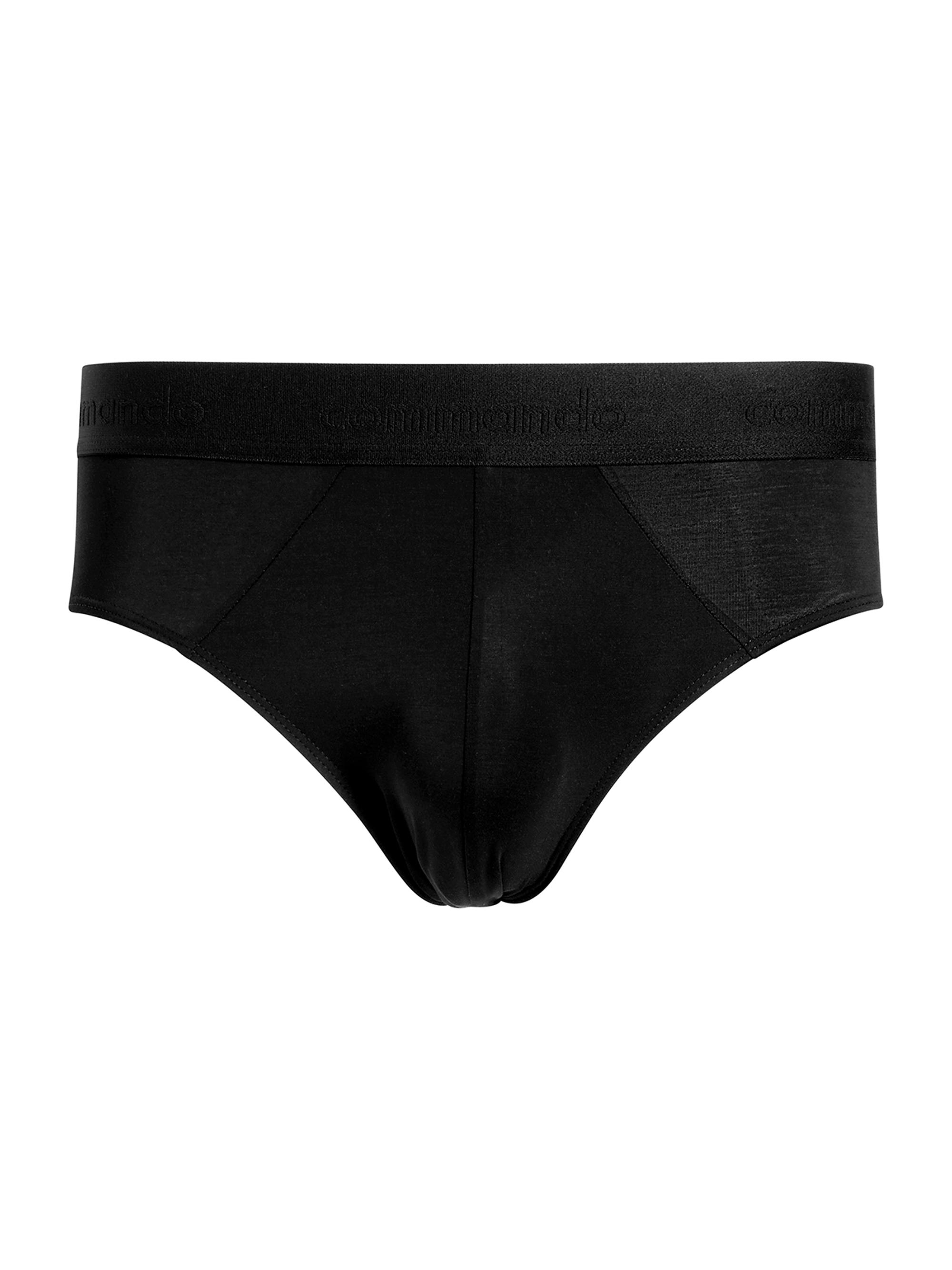 Commando Men's Essential Micro Modal Modern-Fit Briefs - Black