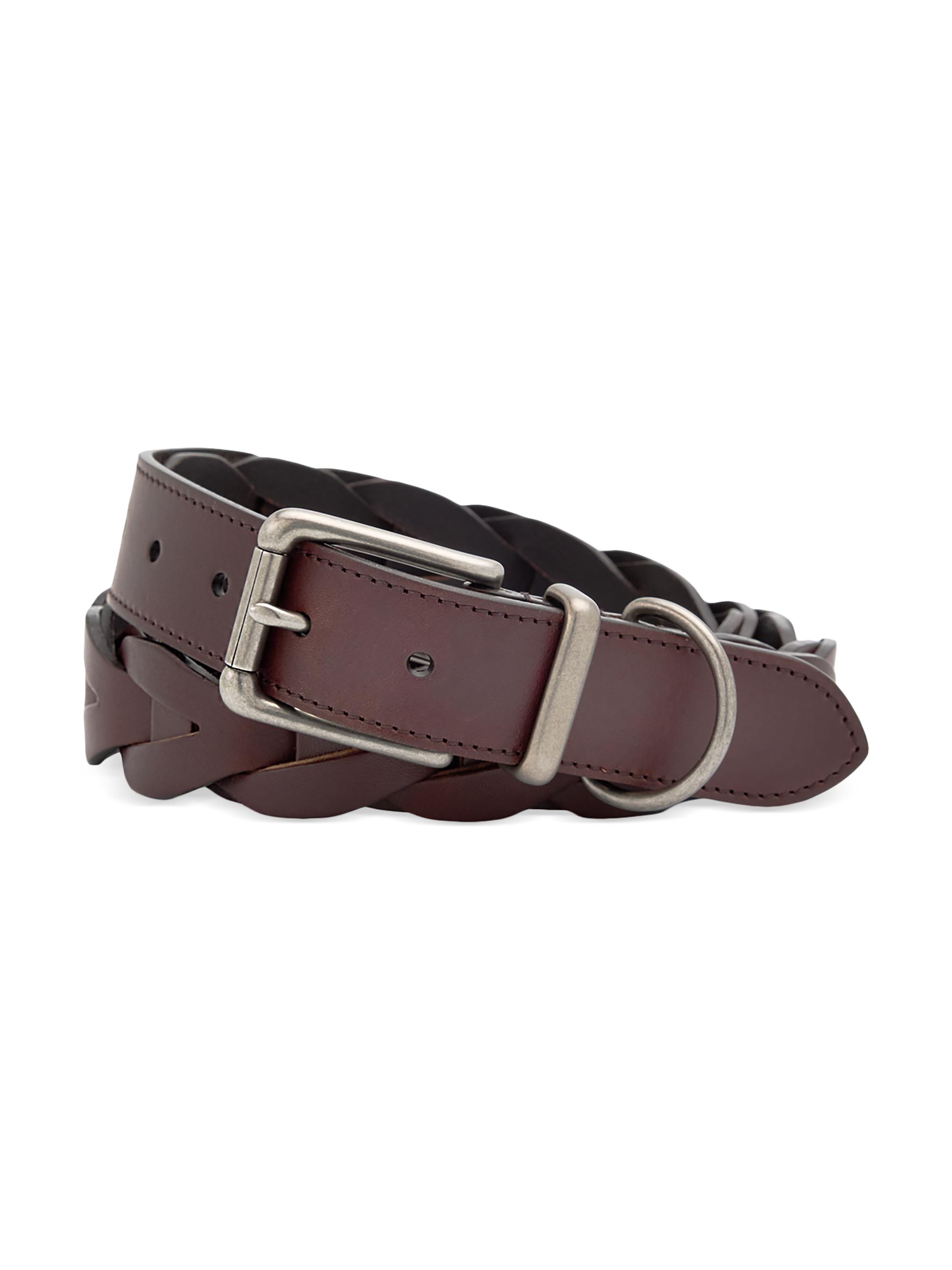 Polo Ralph Lauren Engine Turn Leather Belt | Saks Fifth Avenue