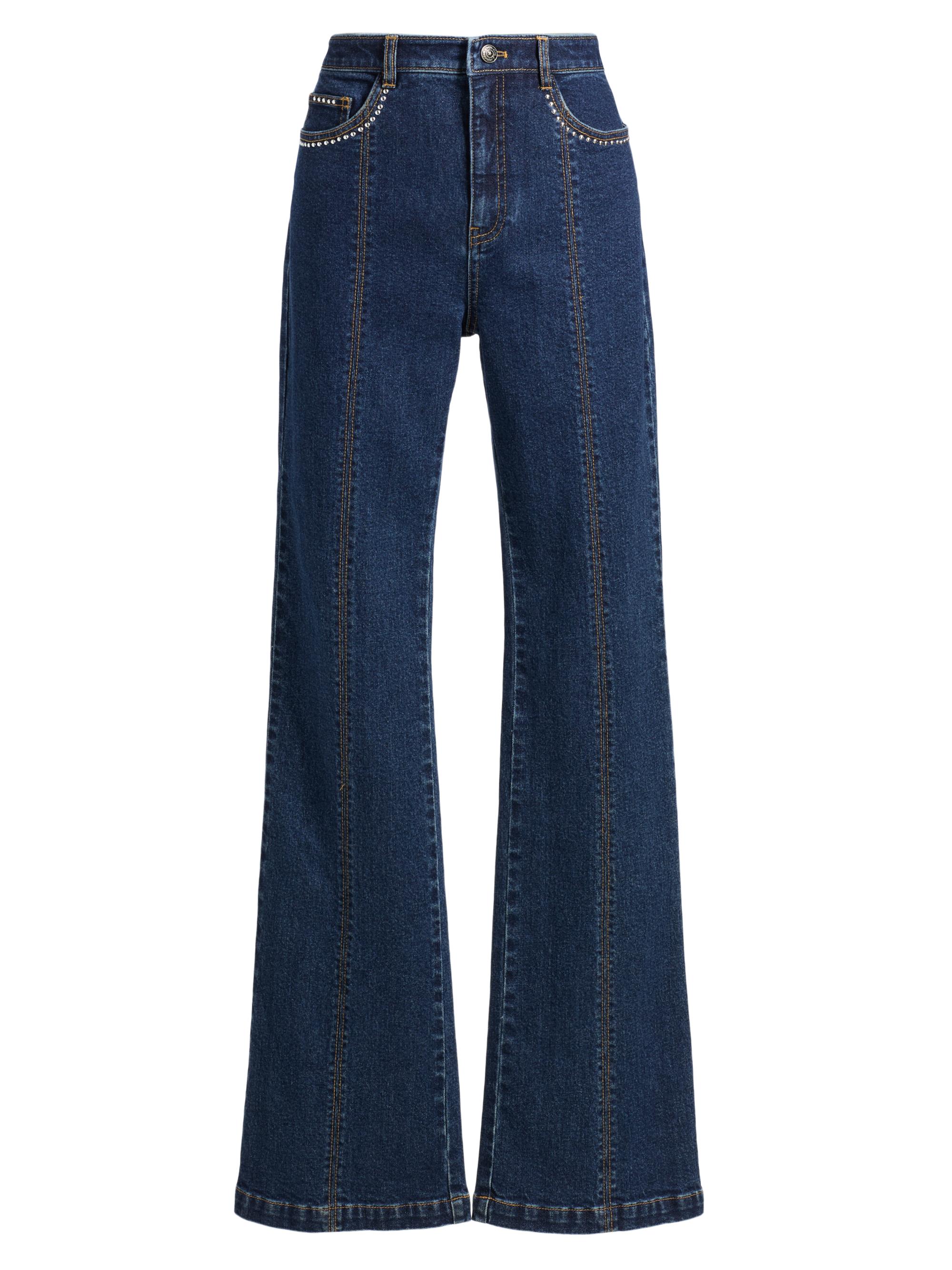 パンツ MY WEAKNESS * DENIM WIDE PANTS 25 505 Wide Leg Denim Jeans in Med Wash | O2 Denim