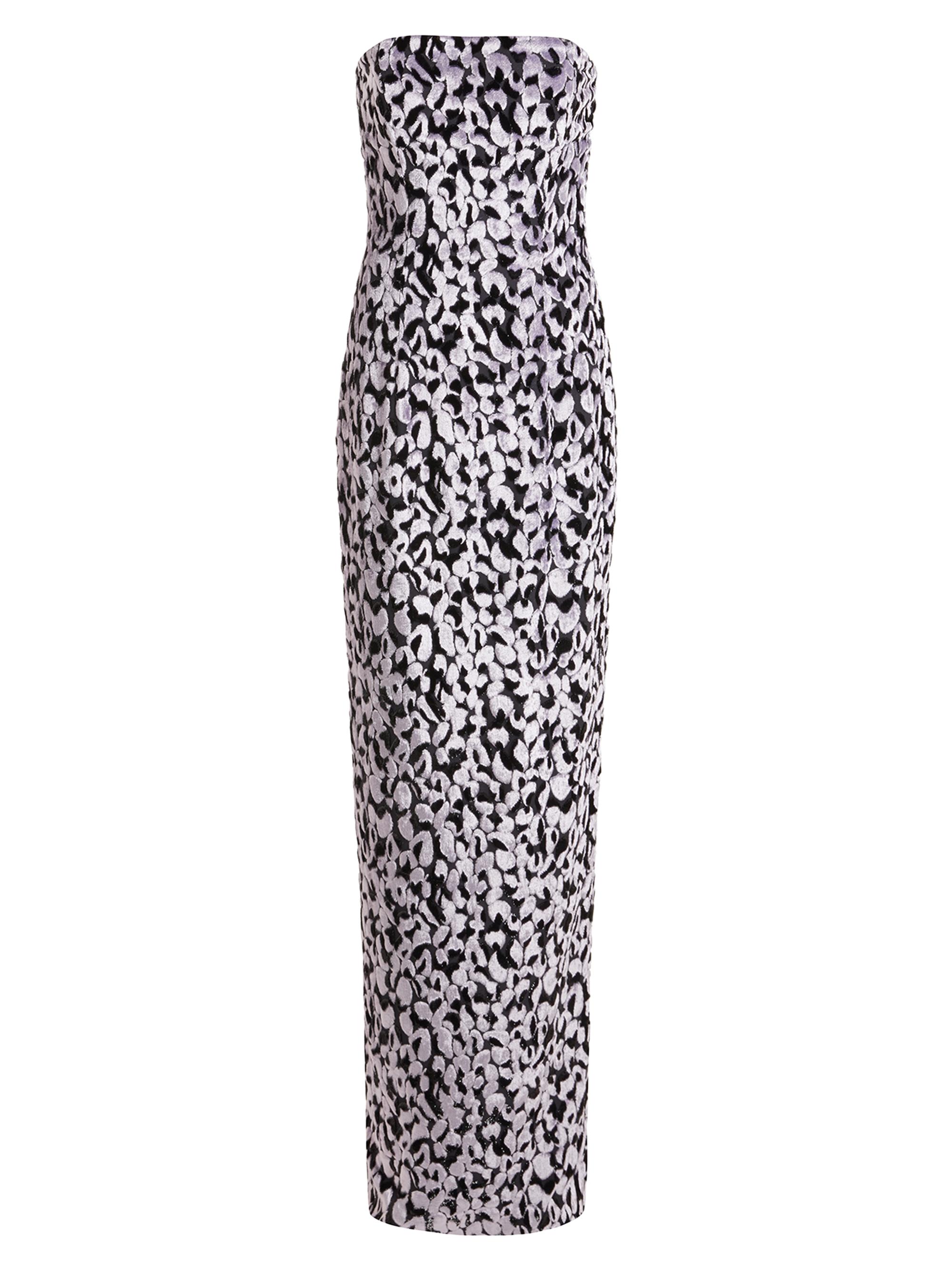 16Arlington Women's Minelli Embroidered Column Gown - Lilla