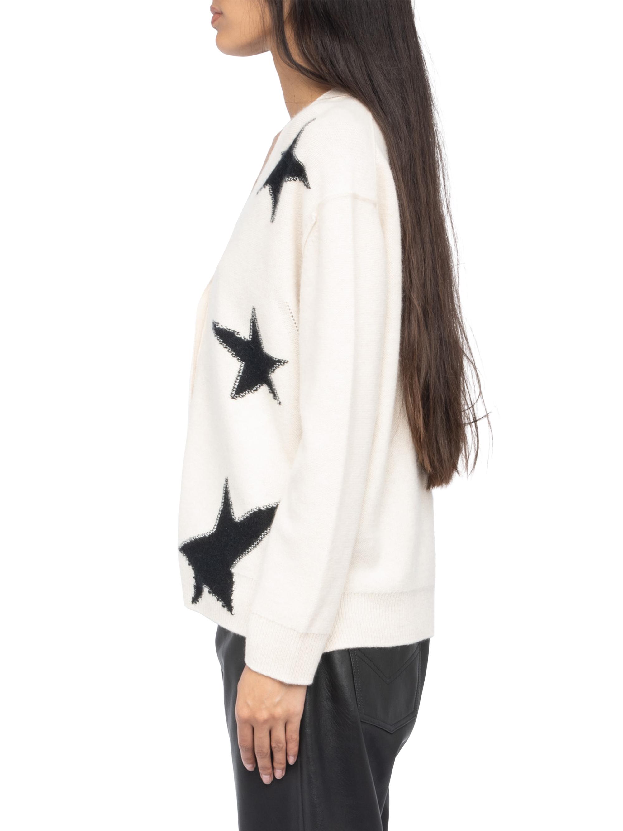 Zadig & Voltaire Mirkaz Stars Cashmere Cardigan | Saks Fifth Avenue
