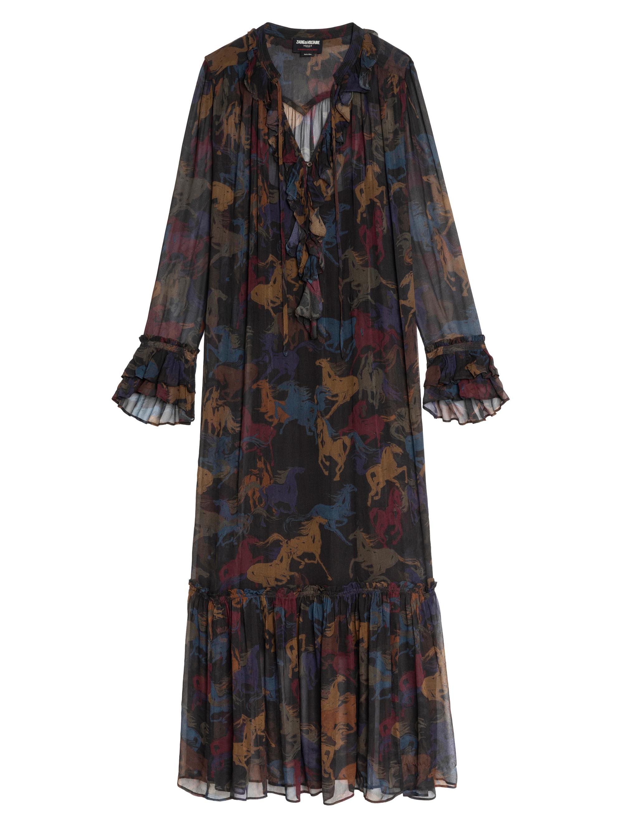 Zadig & Voltaire Rogers Crepe A-Line Dress | Saks Fifth Avenue