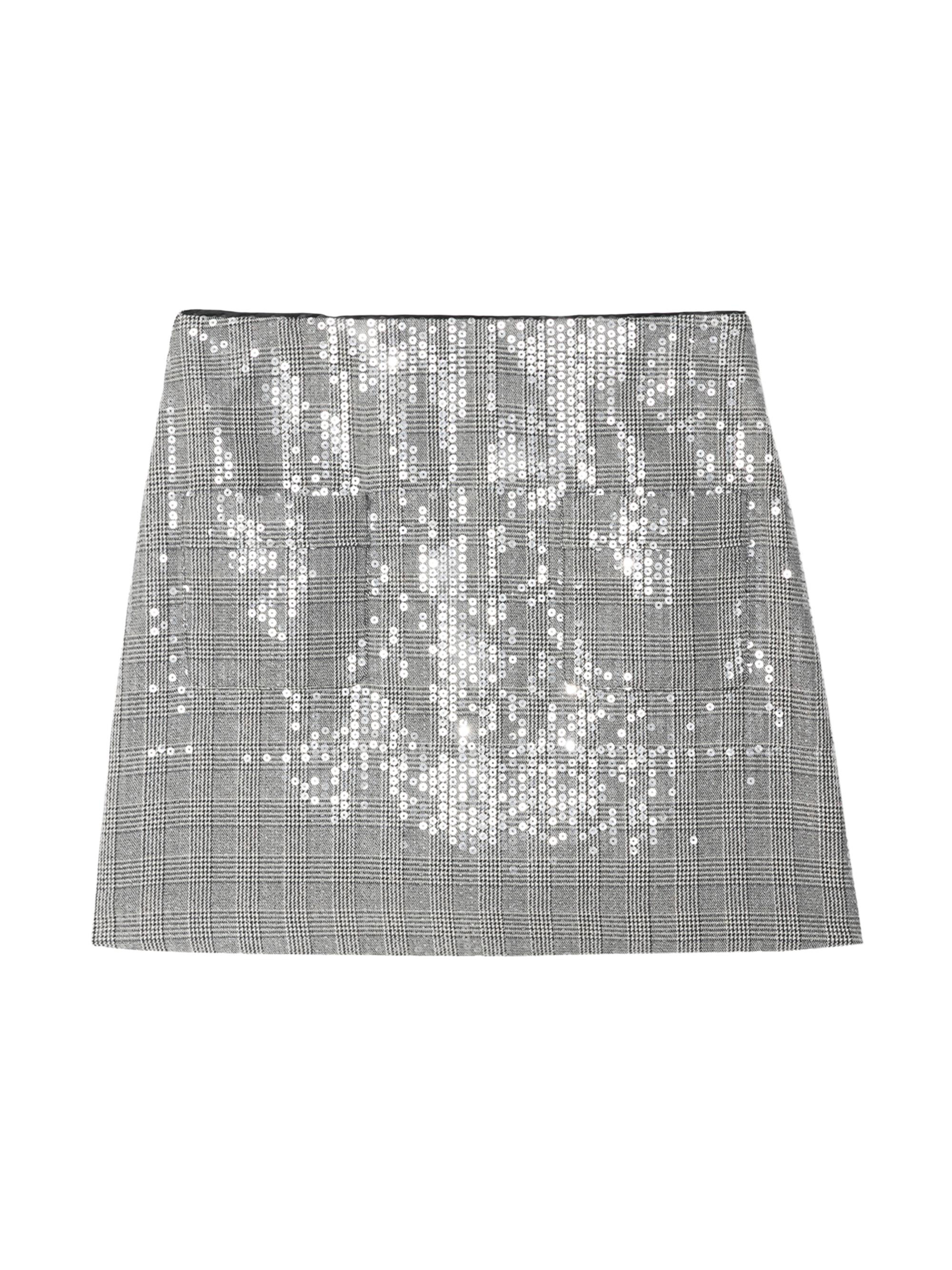 Zadig & Voltaire Women's Jaime Car Sequined A-Line Miniskirt - Black