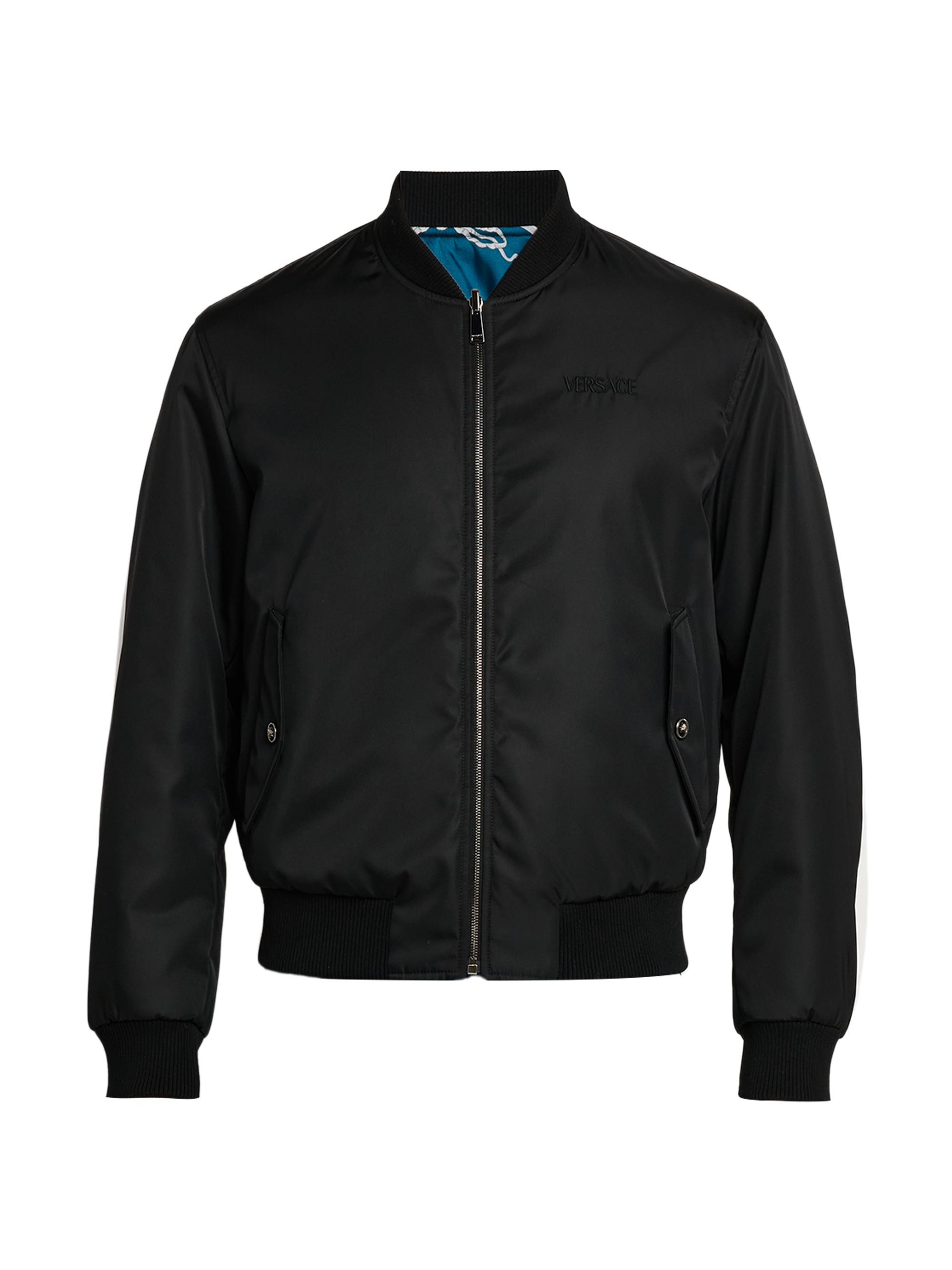 Versace Jeans Couture Chain-Link Bomber Jacket | Saks Fifth Avenue