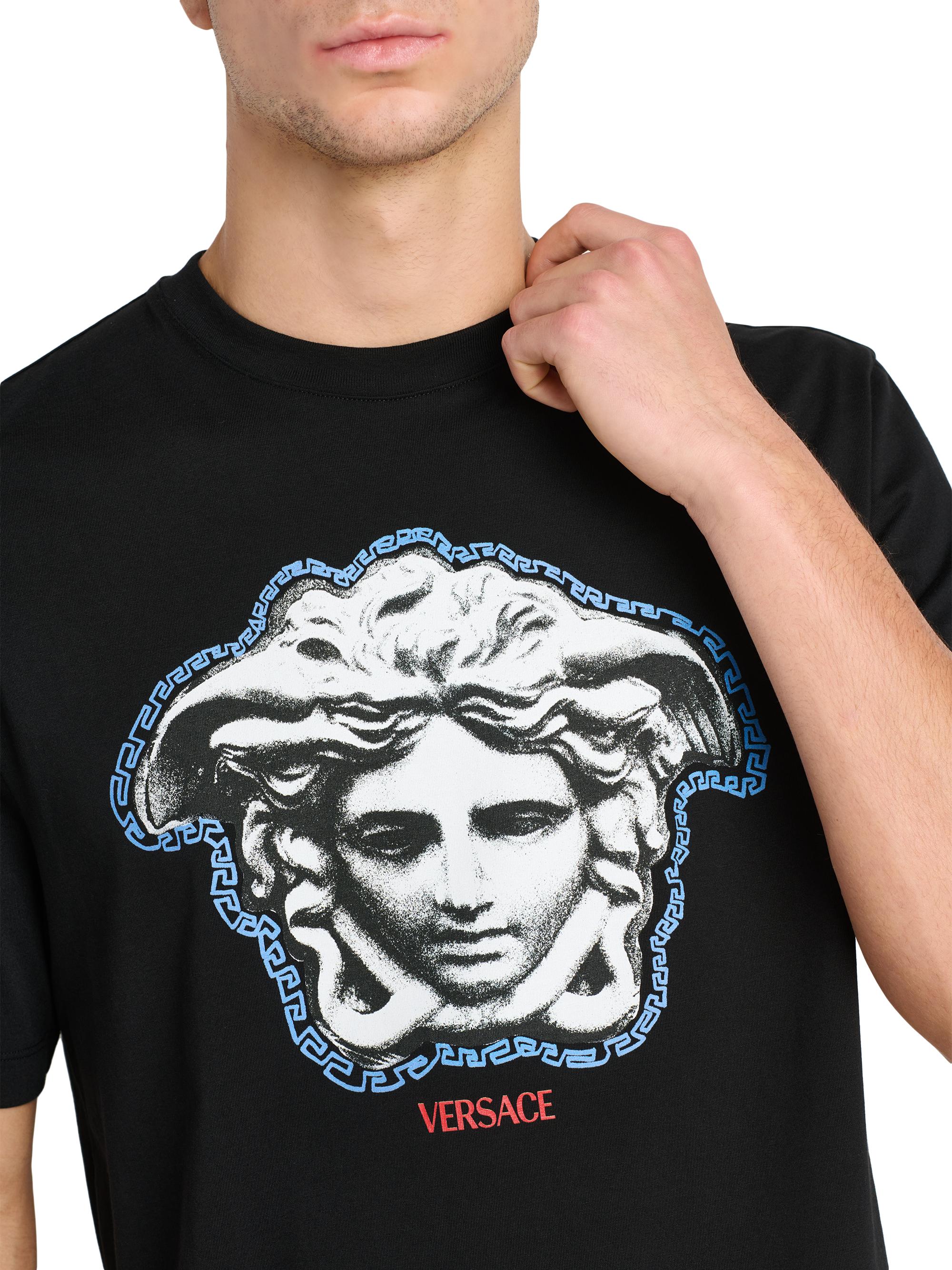 Versace Greca Medusa Crewneck T-Shirt | Saks Fifth Avenue