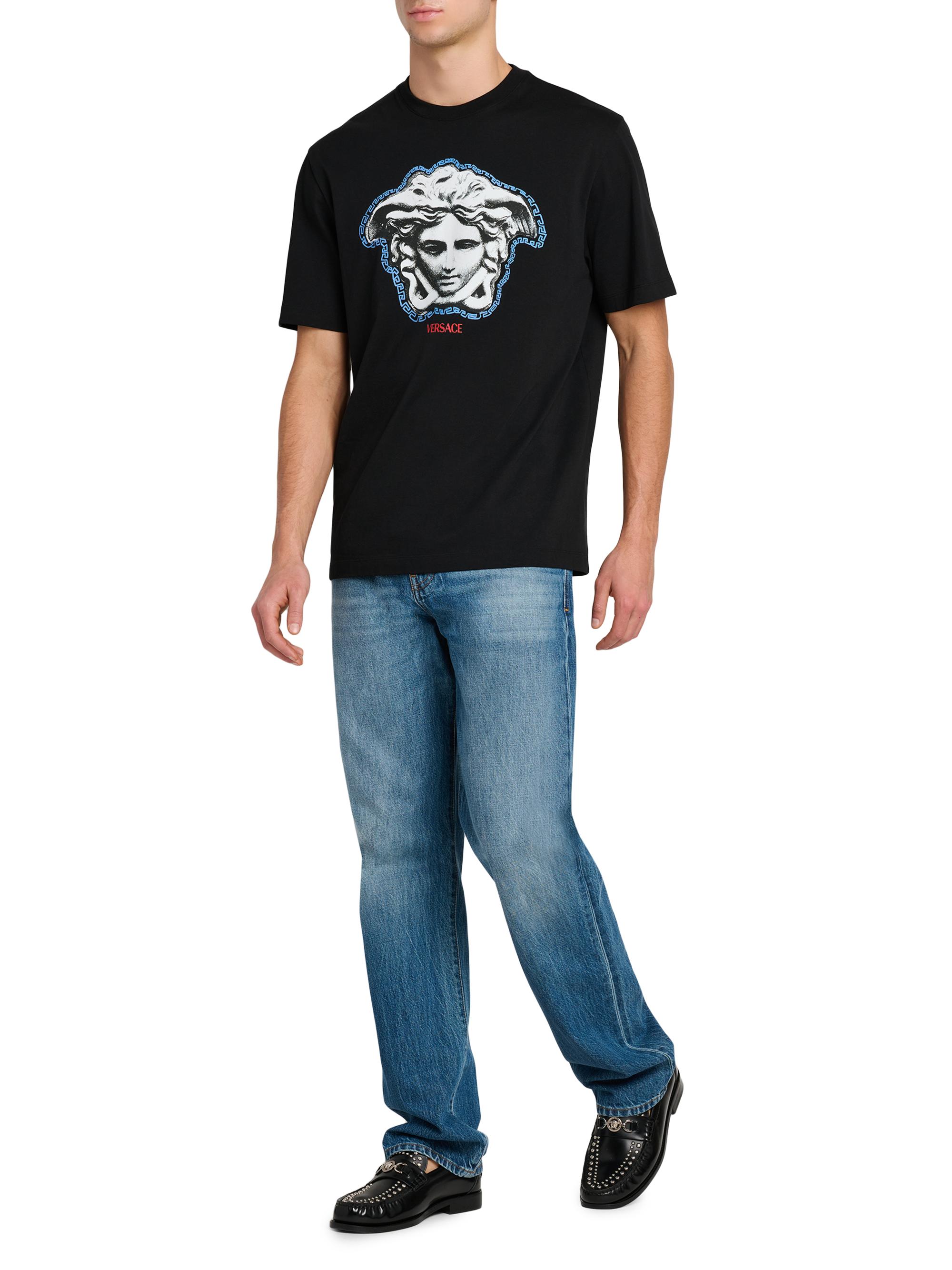 Versace Greca Medusa Crewneck T-Shirt | Saks Fifth Avenue