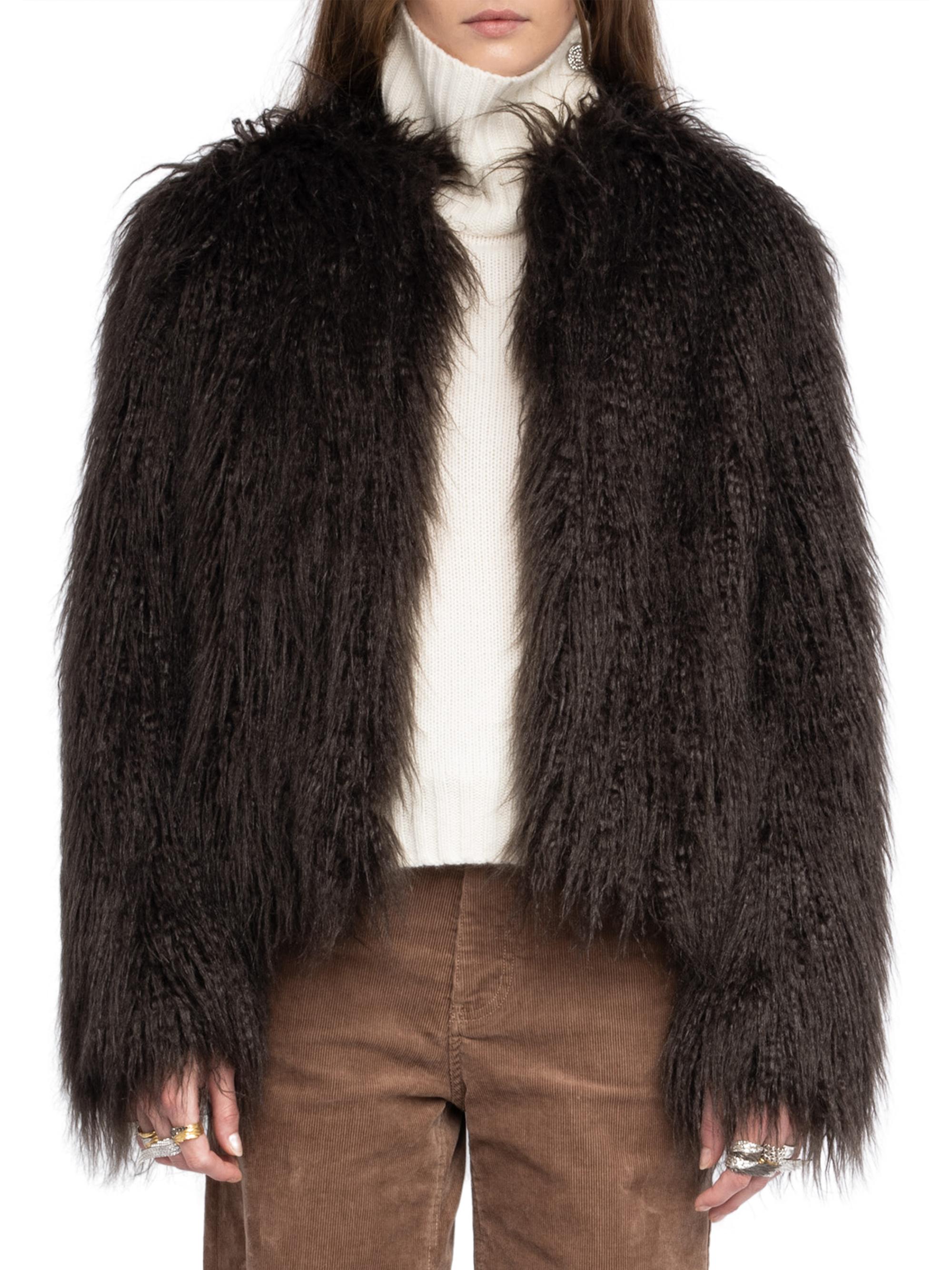 Zadig & Voltaire Freddie Faux-Fur Coat | Saks Fifth Avenue