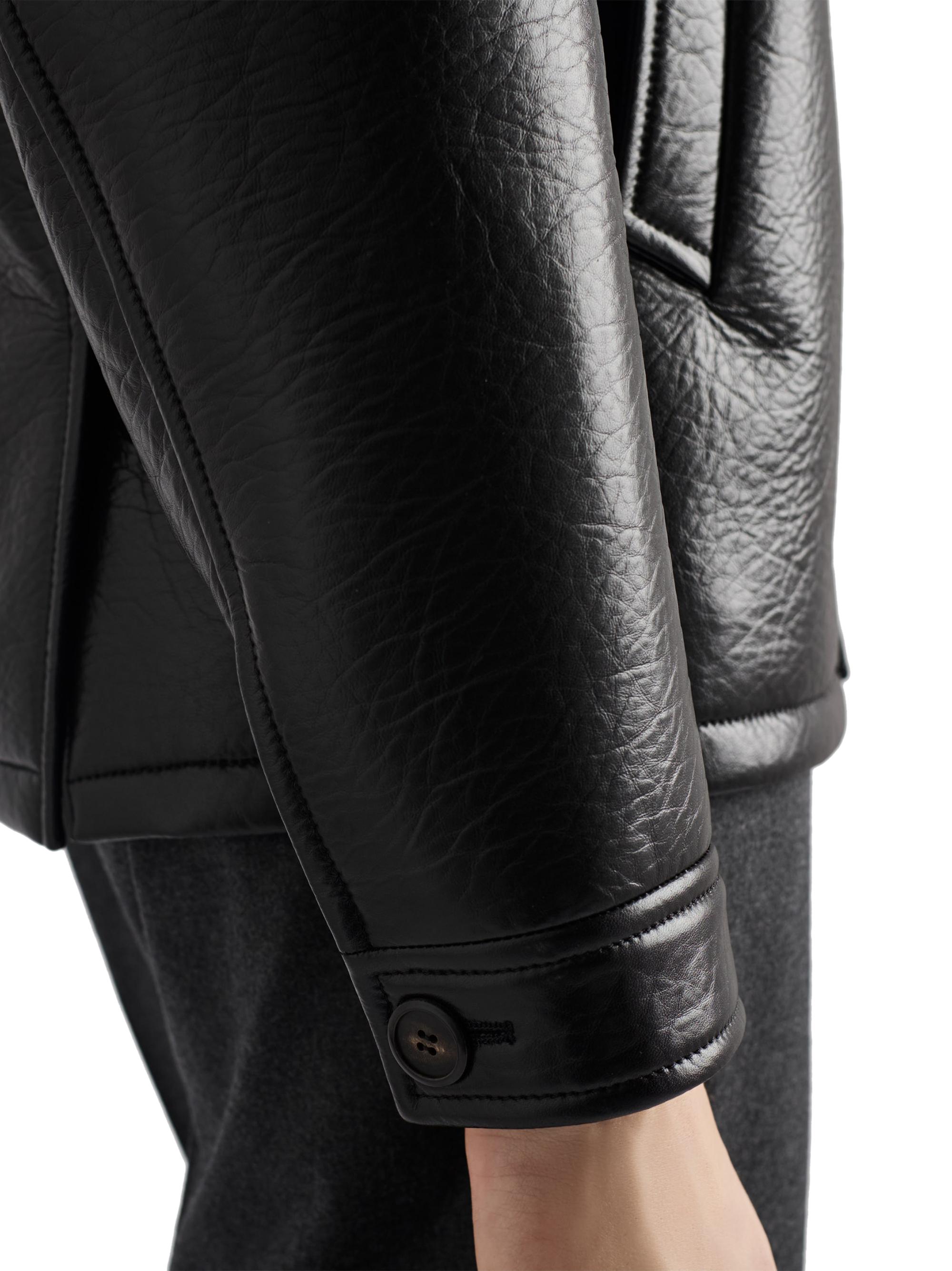 Prada Nappa Leather Caban Jacket | Saks Fifth Avenue