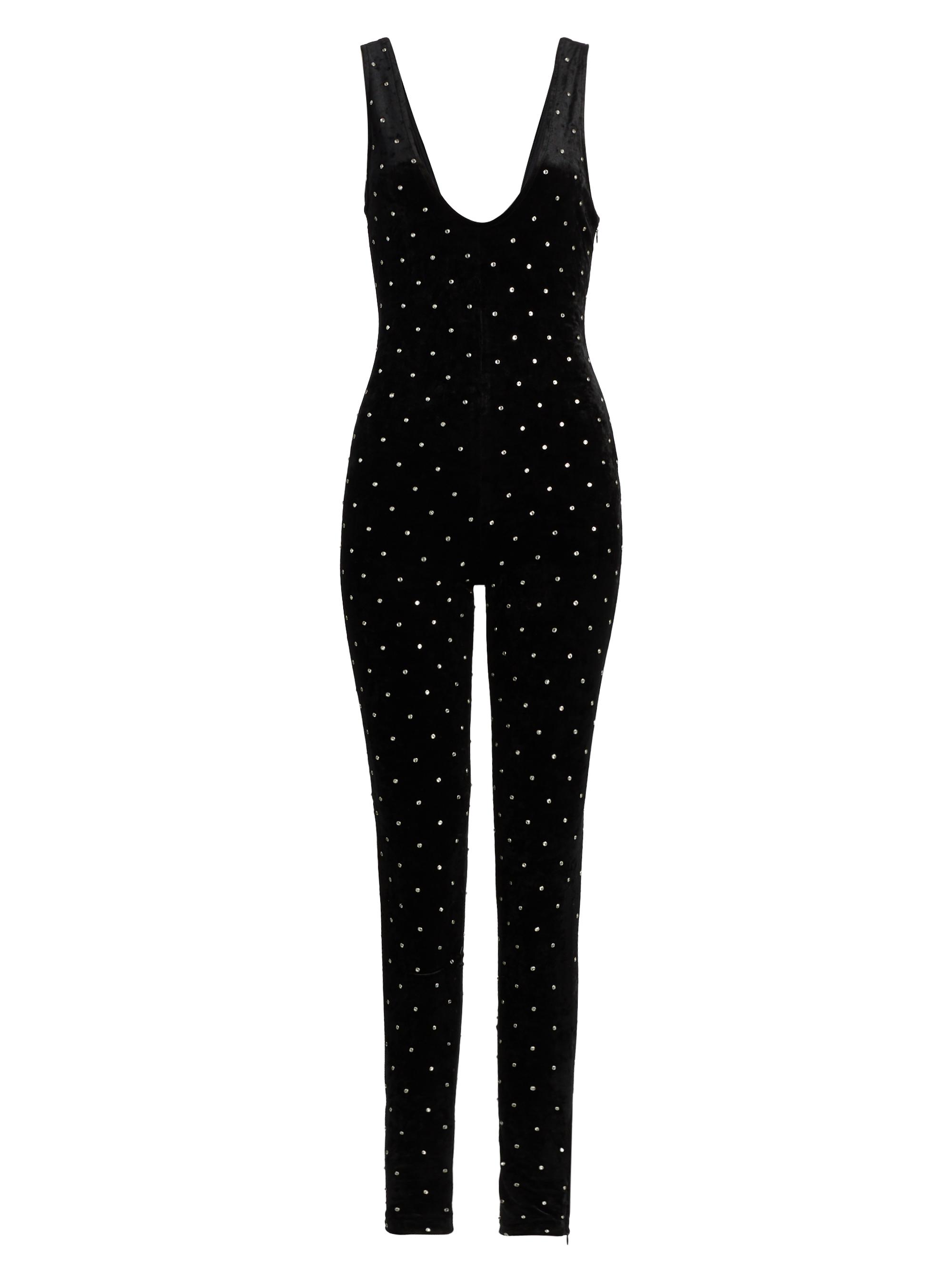 Ronny Kobo Atria Rhinestone-Embellished Catsuit | Saks Fifth Avenue
