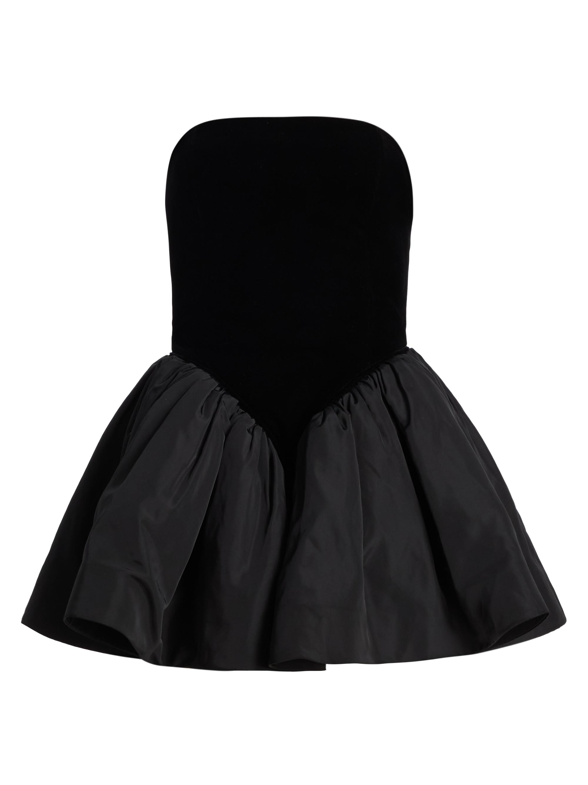 Ronny Kobo Women's Atlas Basque Waist Minidress - Black