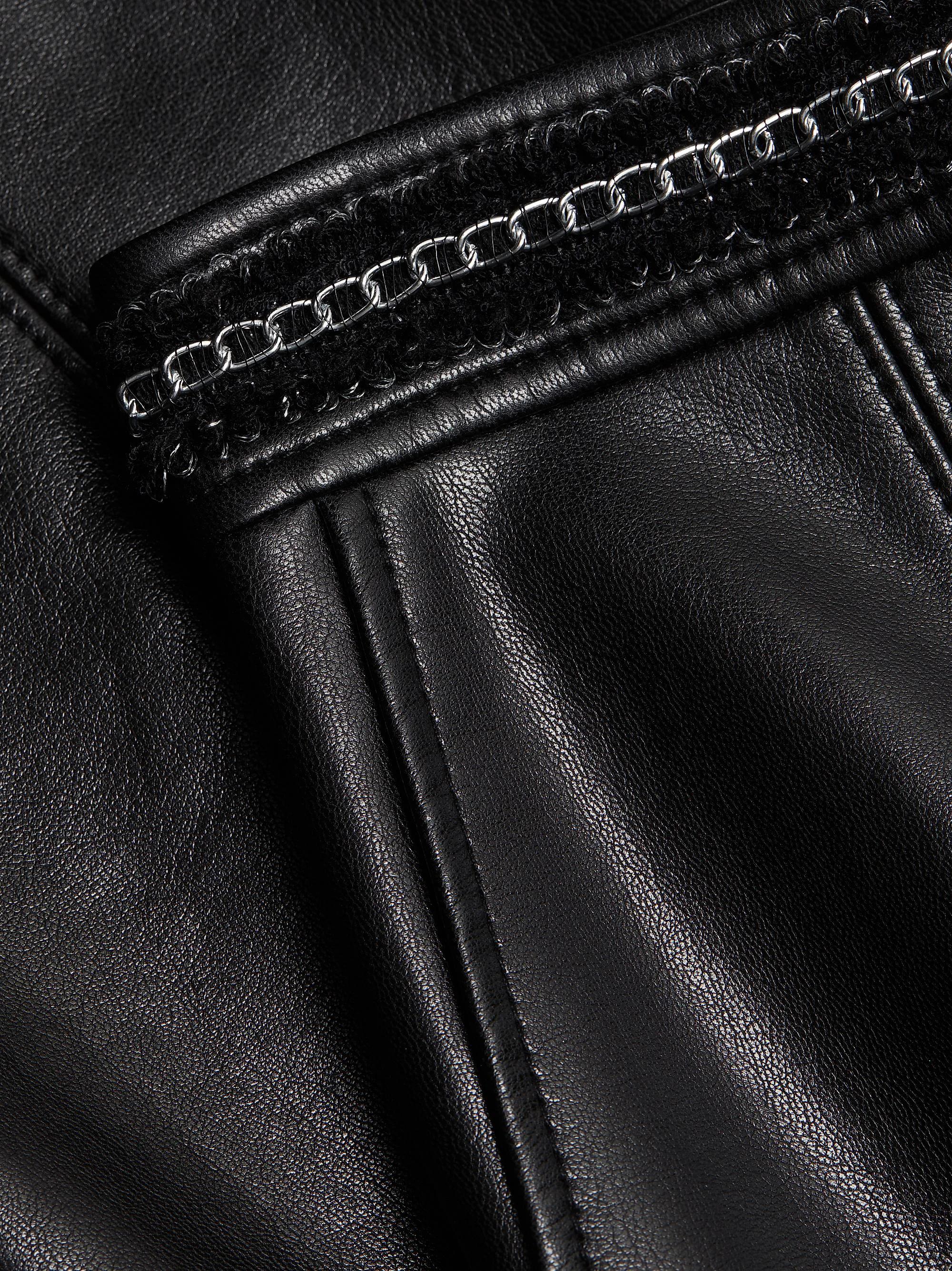 Cinq à Sept Lise Chain Faux-Leather Pants | Saks Fifth Avenue