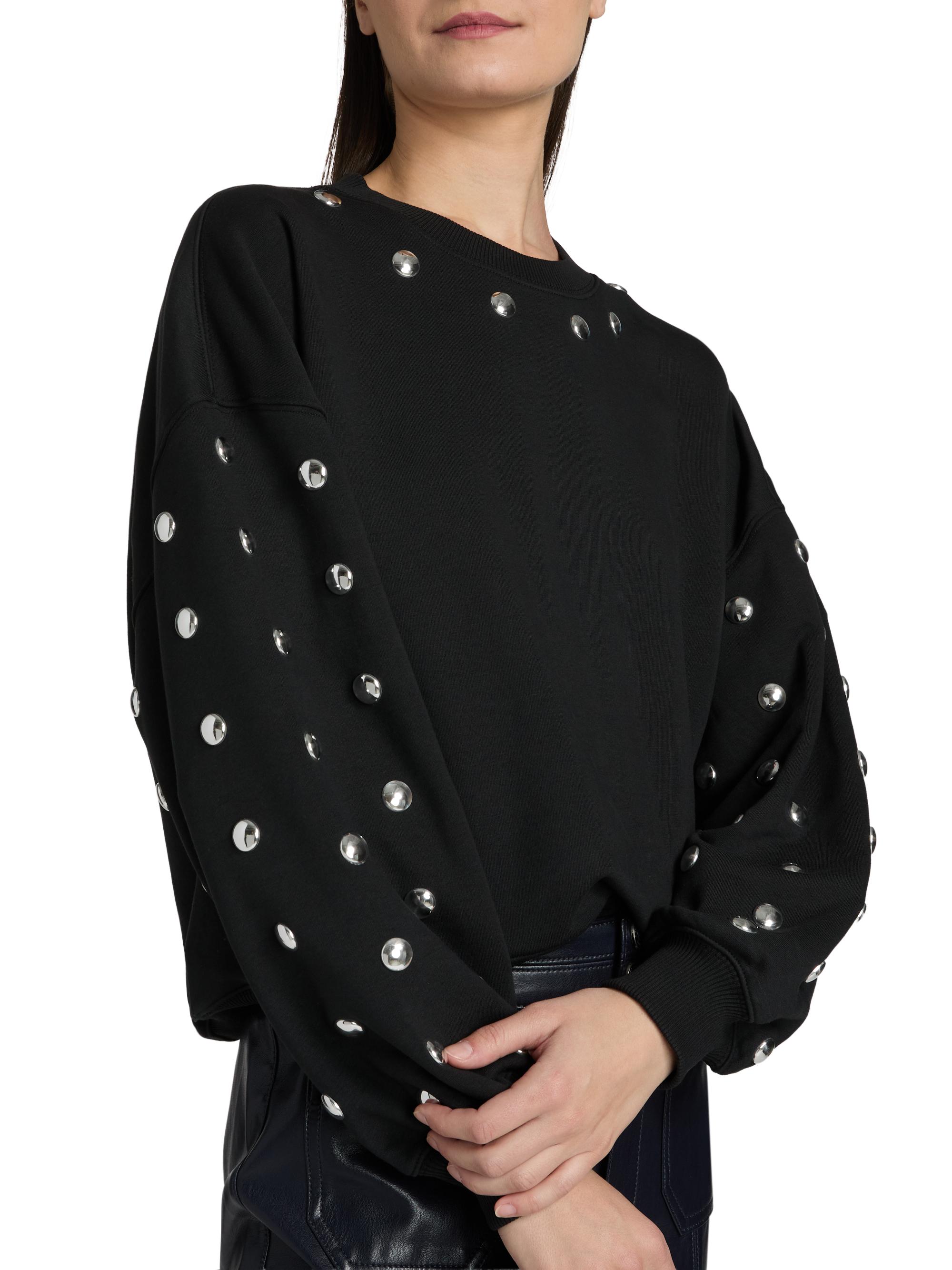 Cinq à Sept Brandy Studded Sweatshirt | Saks Fifth Avenue
