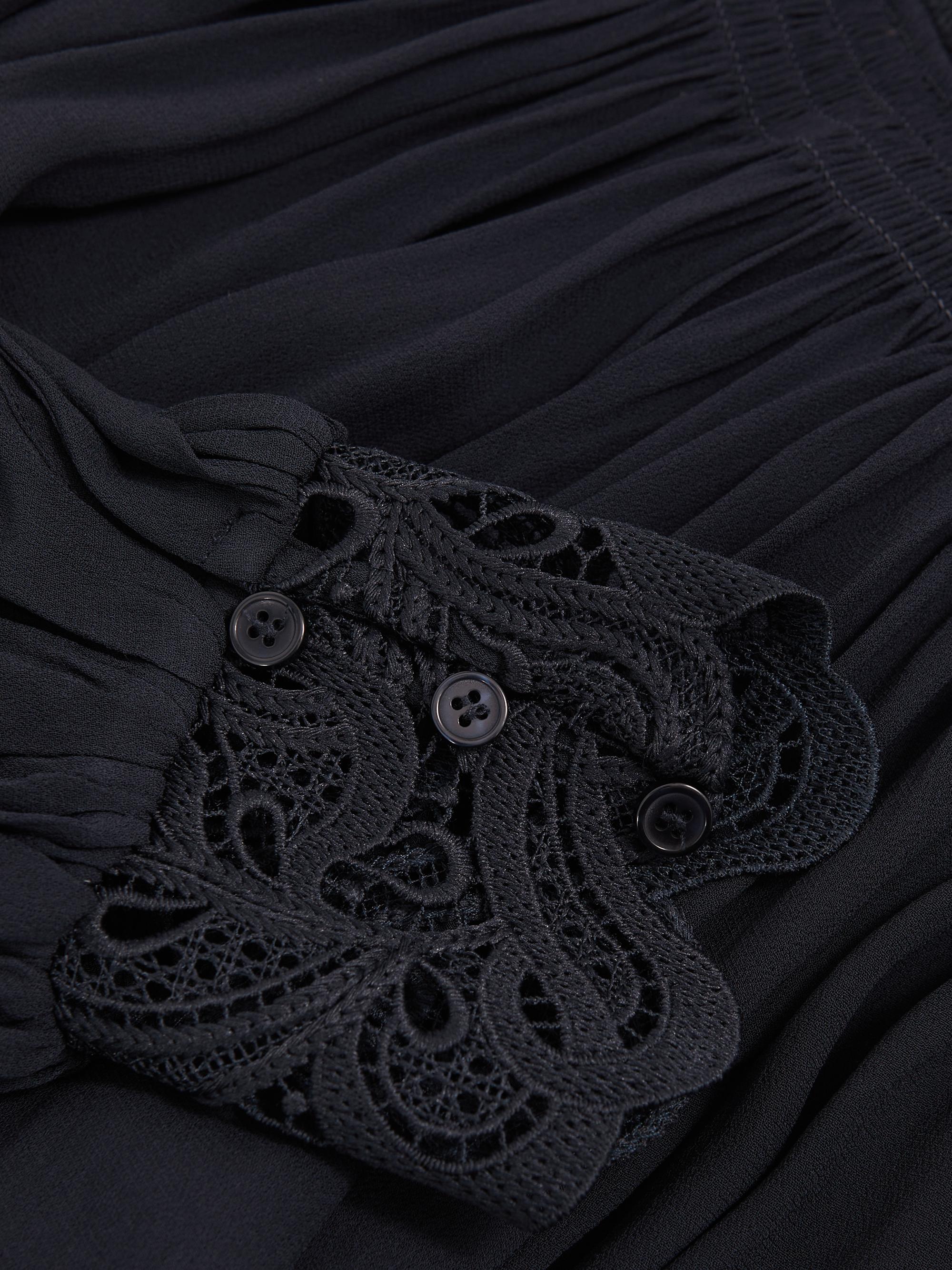 Reiss Czara Lace-Trimmed Blouse | Saks Fifth Avenue