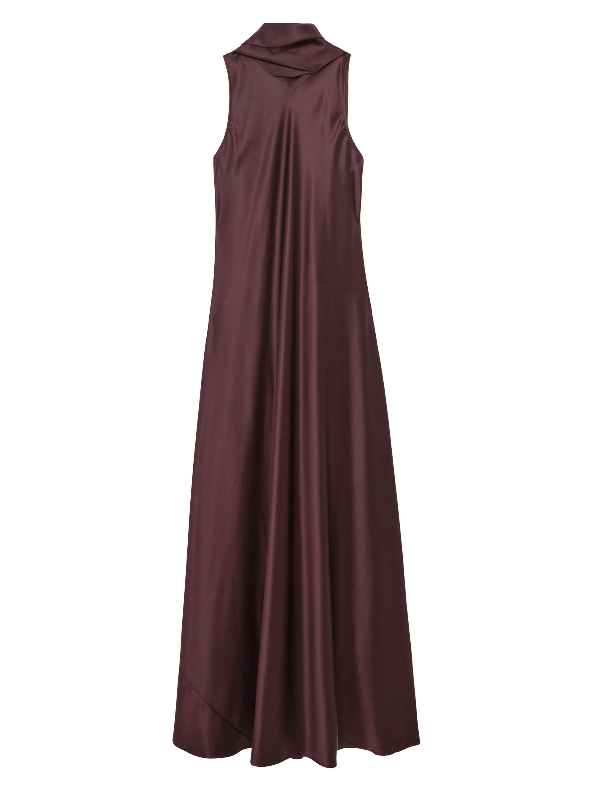 Fae Satin Capeback Dress