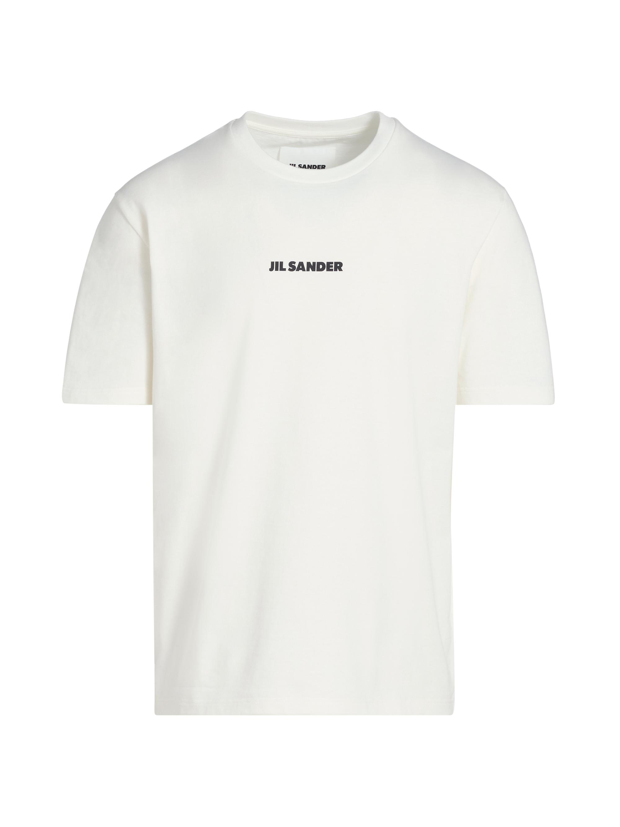 JIL SANDER Tシャツ☆ Jil Sander logo-print Cotton T-shirt | White | FARFETCH